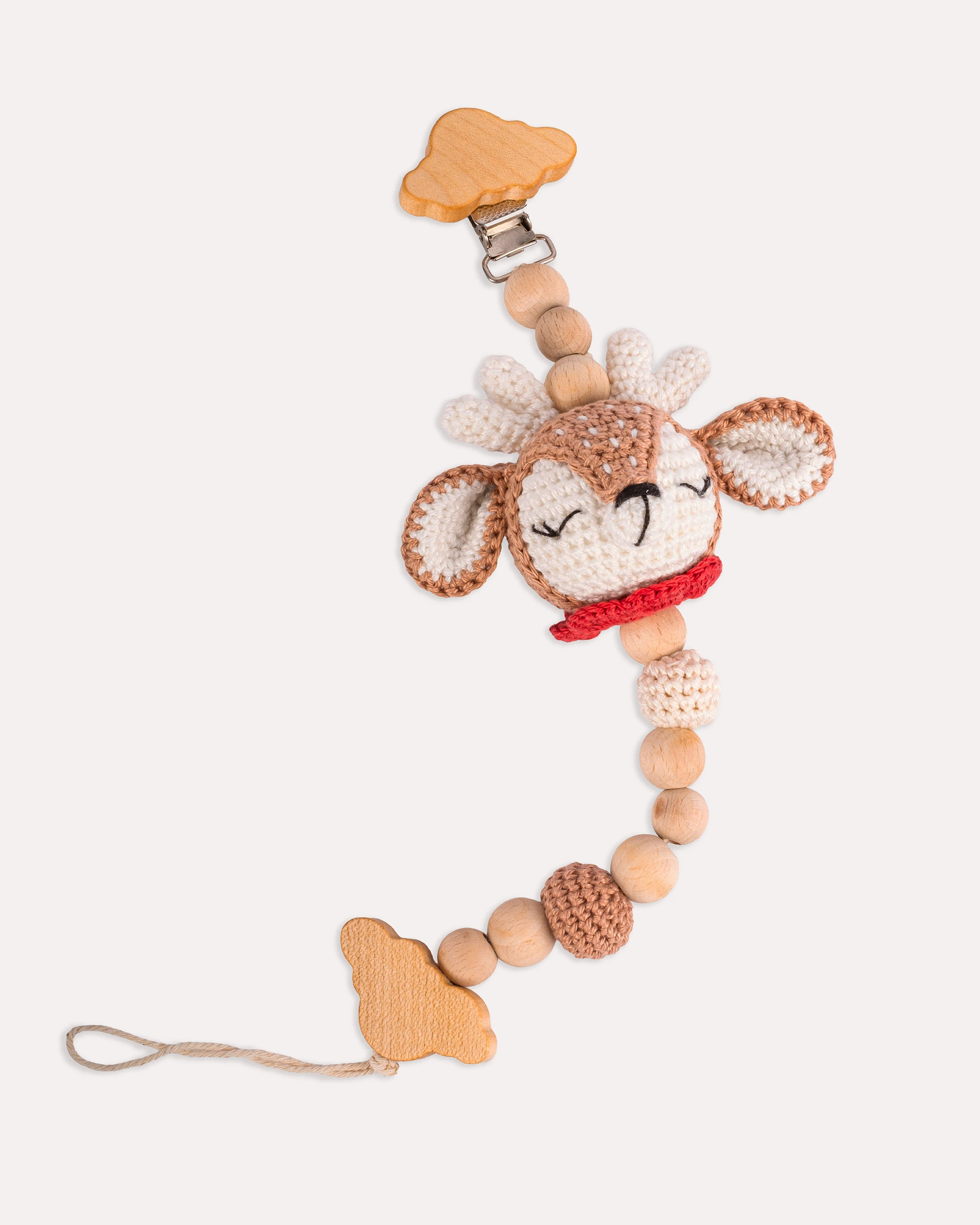 Rudy the Deer Set Amigurimi Oyuncak & Çıngırak Seti