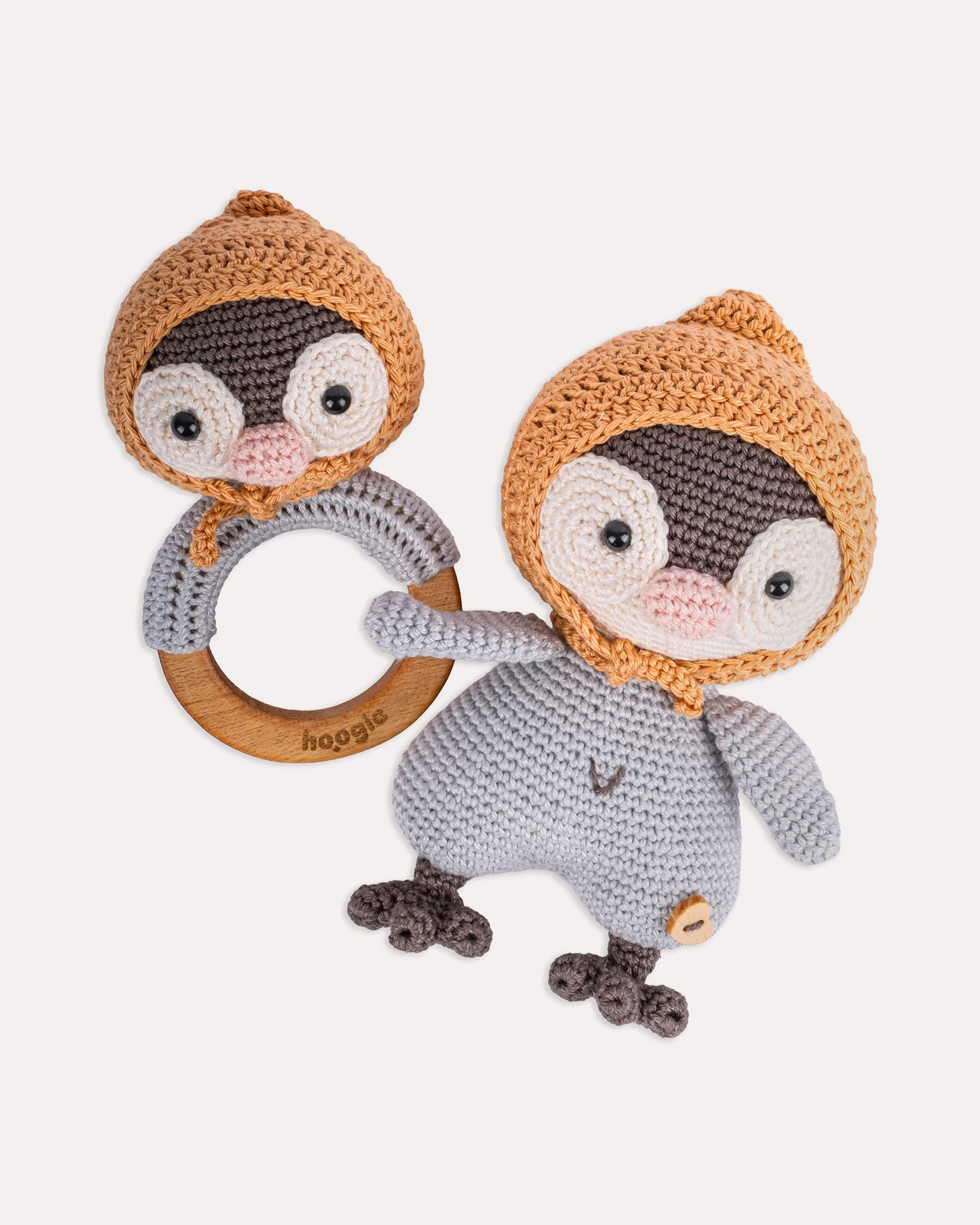 Poco Penguin Amigurimi Oyuncak & Çıngırak Seti image