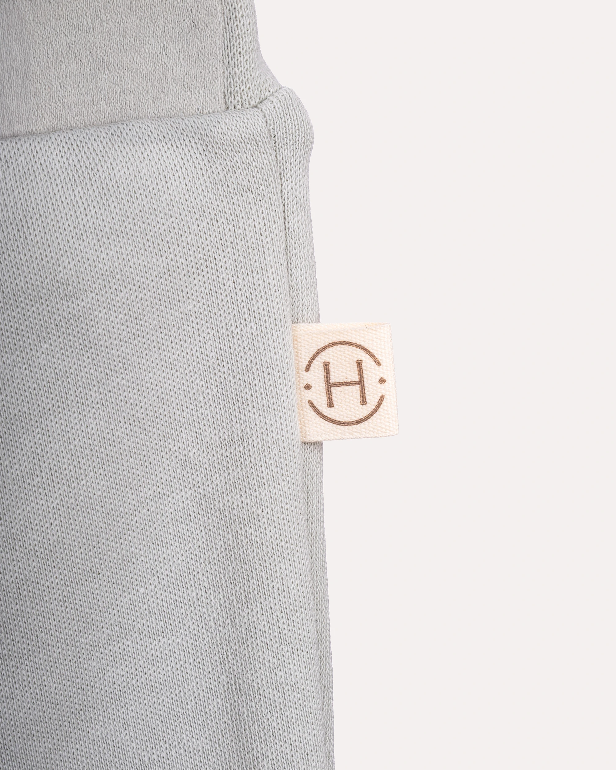 %100 Organik Pamuk GOTS Sertifikalı Cepli Teddy Desenli Bebek Pantolon - Mint