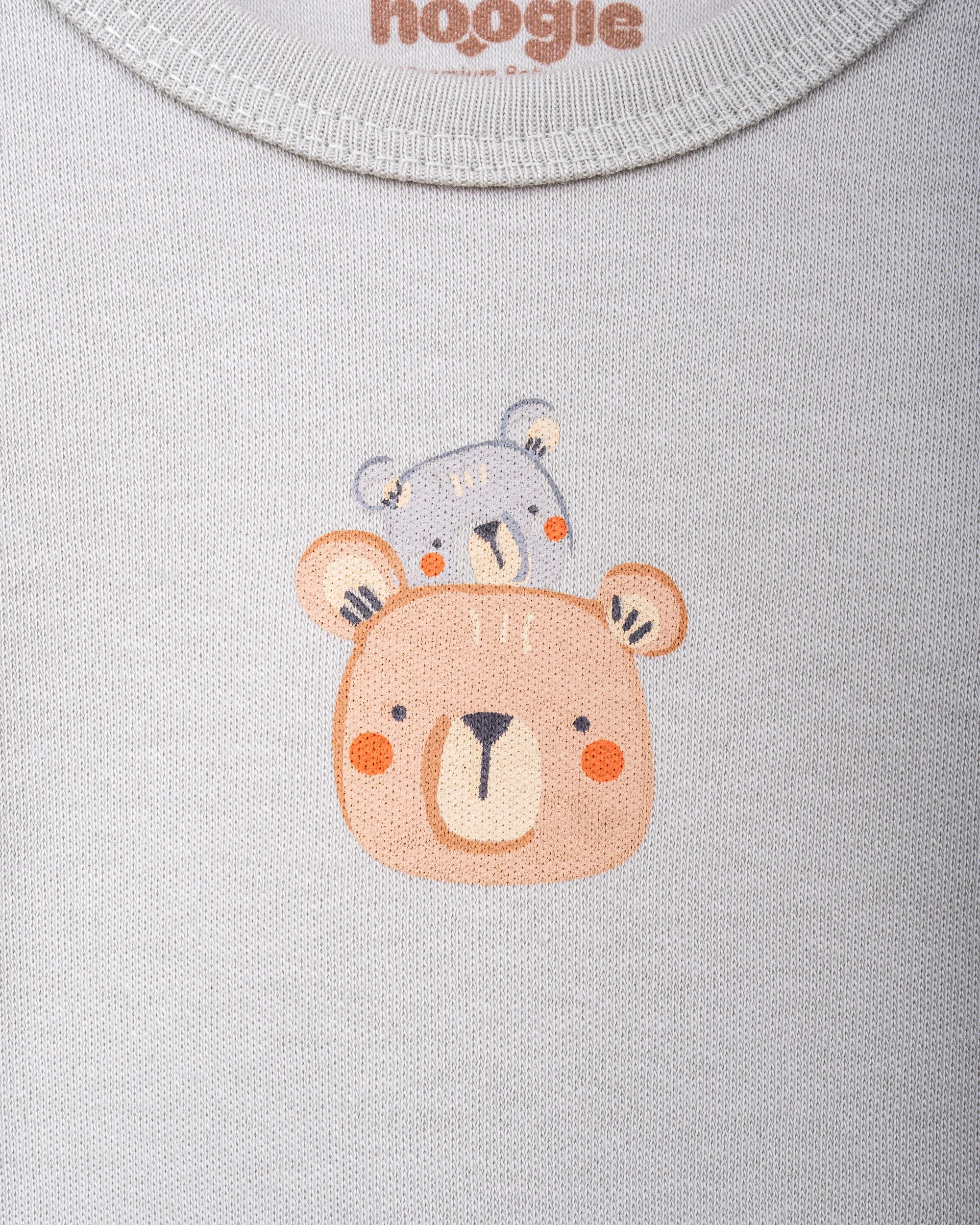 2'li Alt -Üst Teddy Desenli Takım - Mint