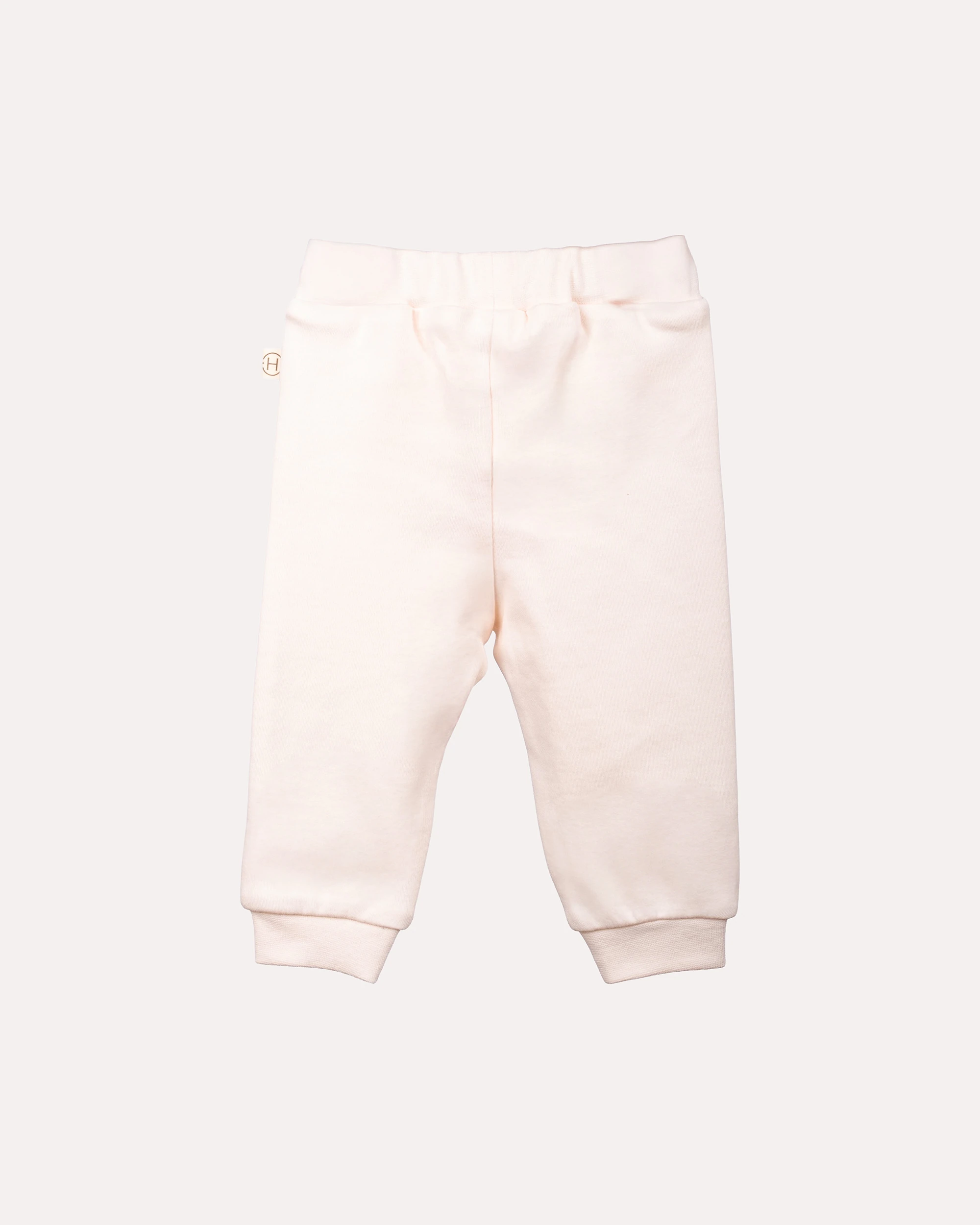 %100 Organik Pamuk GOTS Sertifikalı Octopus Desenli Bebek Pantolon - Ekru