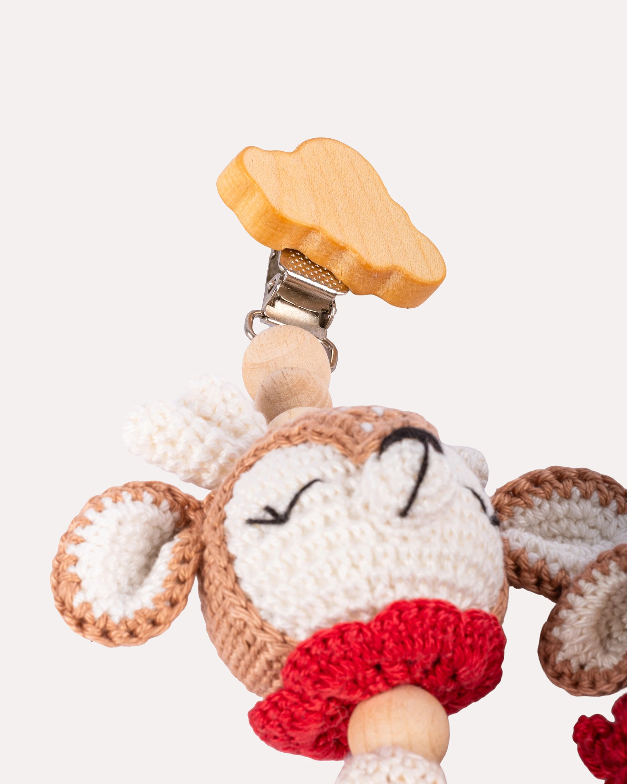 Rudy the Deer Set Amigurimi Oyuncak & Çıngırak Seti