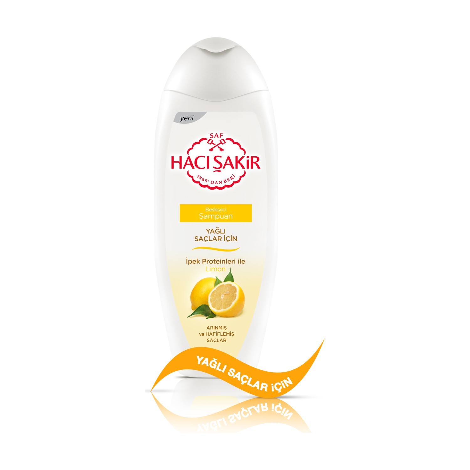 Hacı Şakir Yağlı Saçlar İçin Limon Besleyici Şampuan 500 Ml