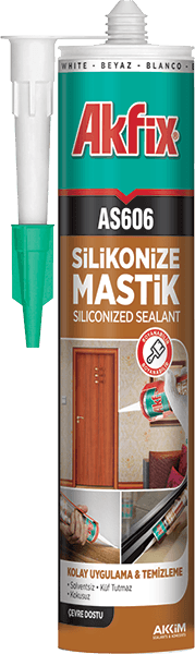 AKFİX AS606 Silikonize Akrilik Mastik 500GR - Altınmeşe