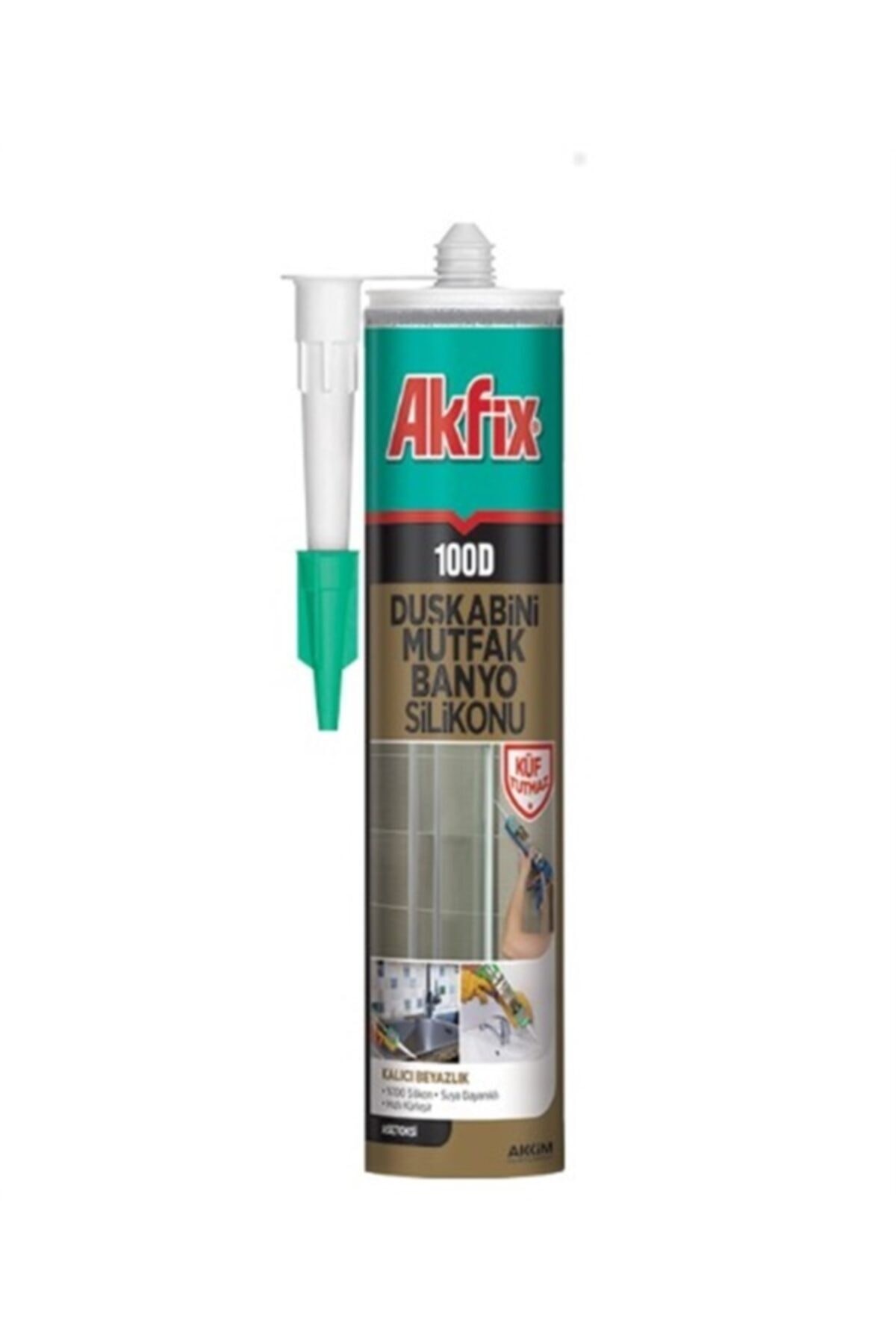 Akfix 100D Duşakabin Silikonu Şeffaf 280ml