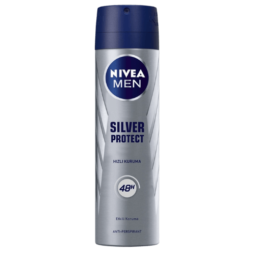 NIVEA MEN Silver Protect Erkek Deodorant Sprey 150 mL 