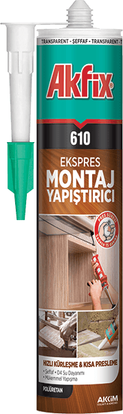 AKFİX 610 Poliüretan Montaj Yapıştırıcı (SIVI ÇİVİ) 310ml