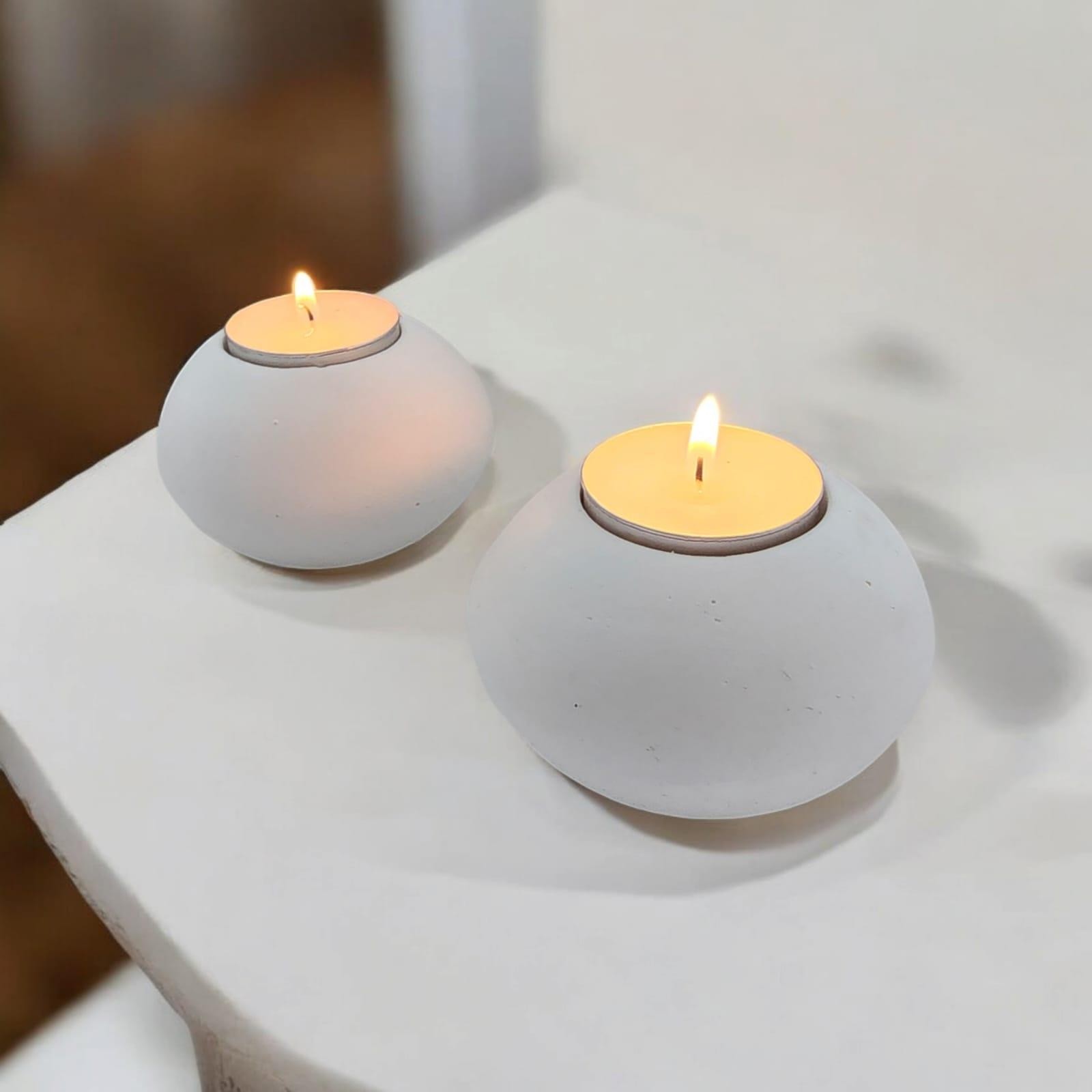 Yılbaşı İkili Top Tealight Mumluk