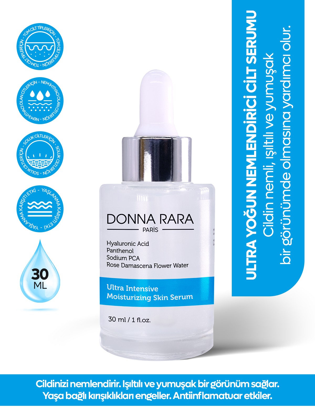 ULTRA YOĞUN NEMLENDİRİCİ CİLT SERUMU 30 Ml
