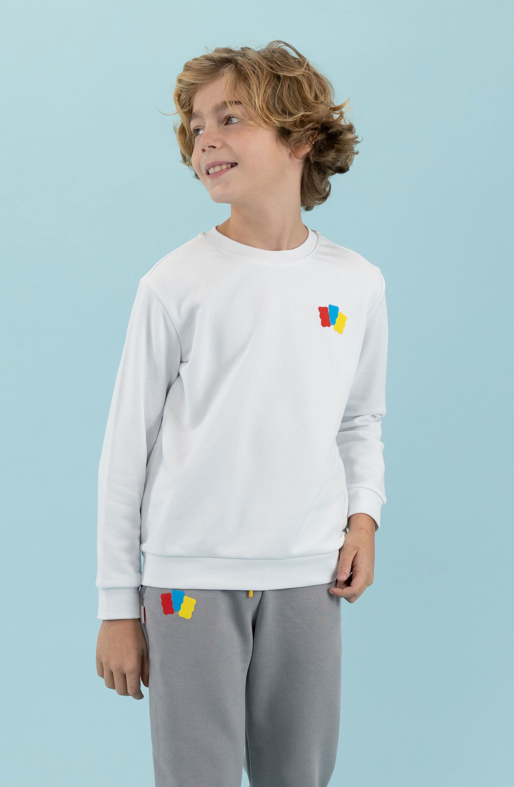 Haribo Çocuk Sweatshirt - beyaz