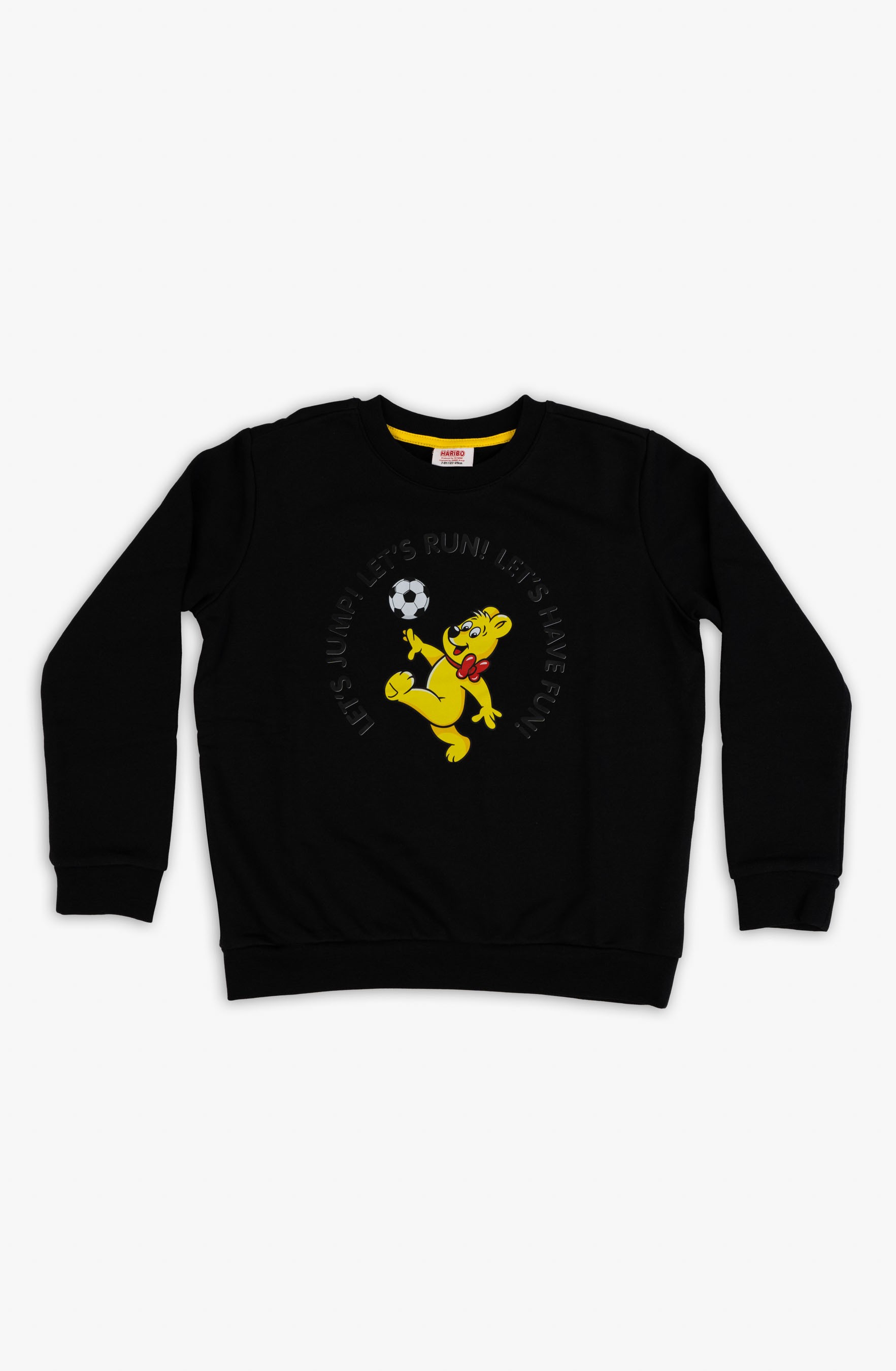 Haribo Baskılı Çocuk Sweatshirt - siyah