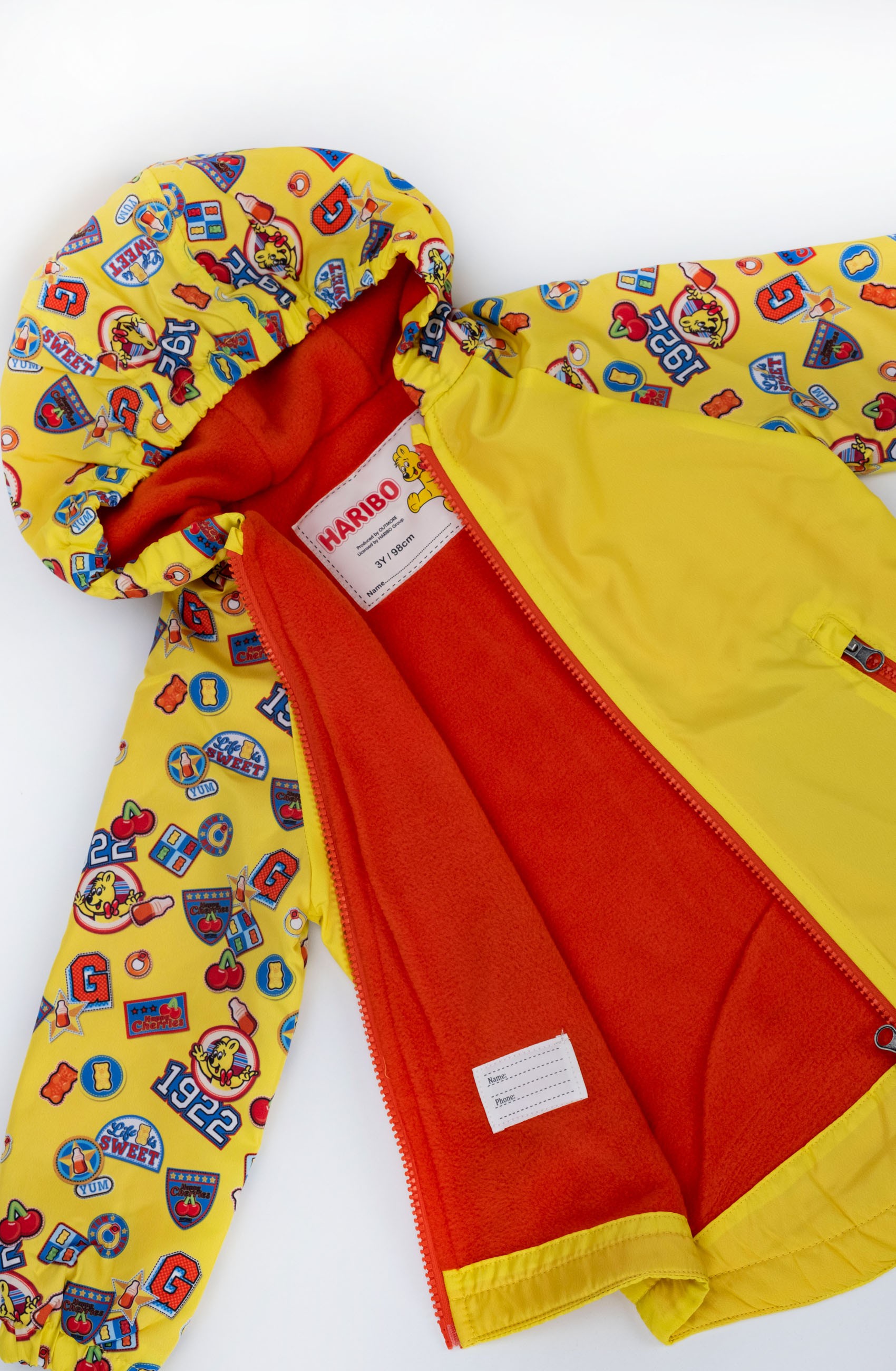 Haribo Çocuk Patch Baskı Mont - sarı