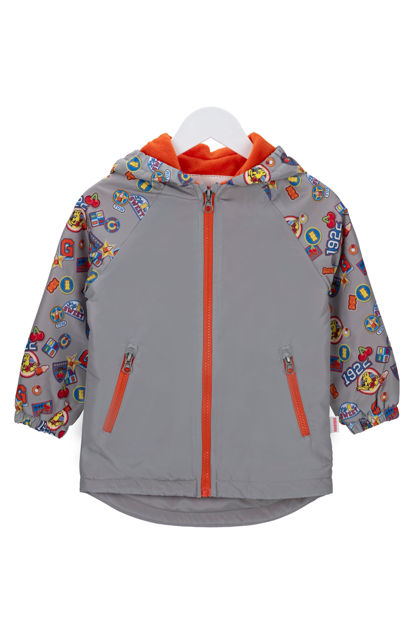 Haribo Çocuk Patch Baskı Mont - gri
