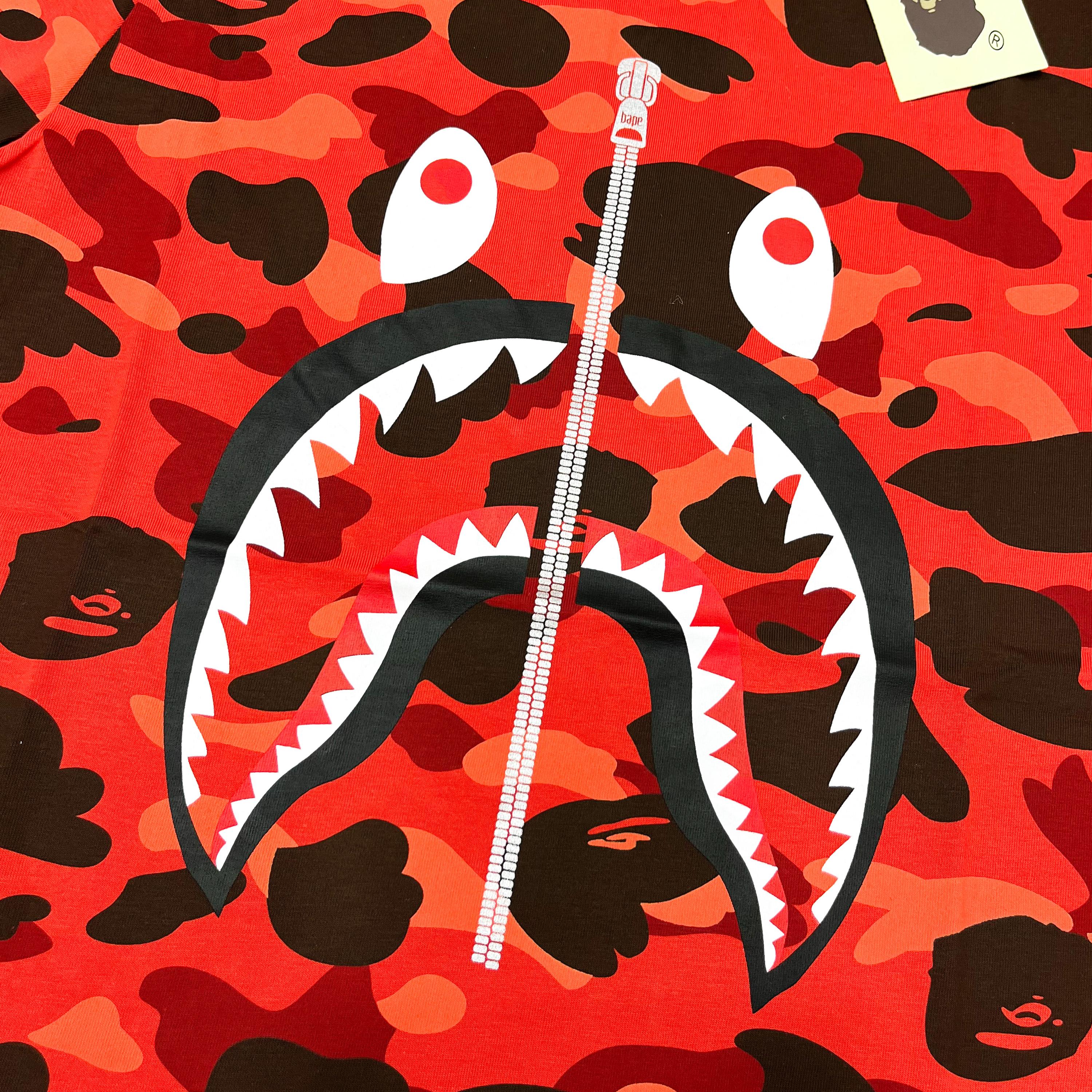 Bape Camo Shark Tshirt