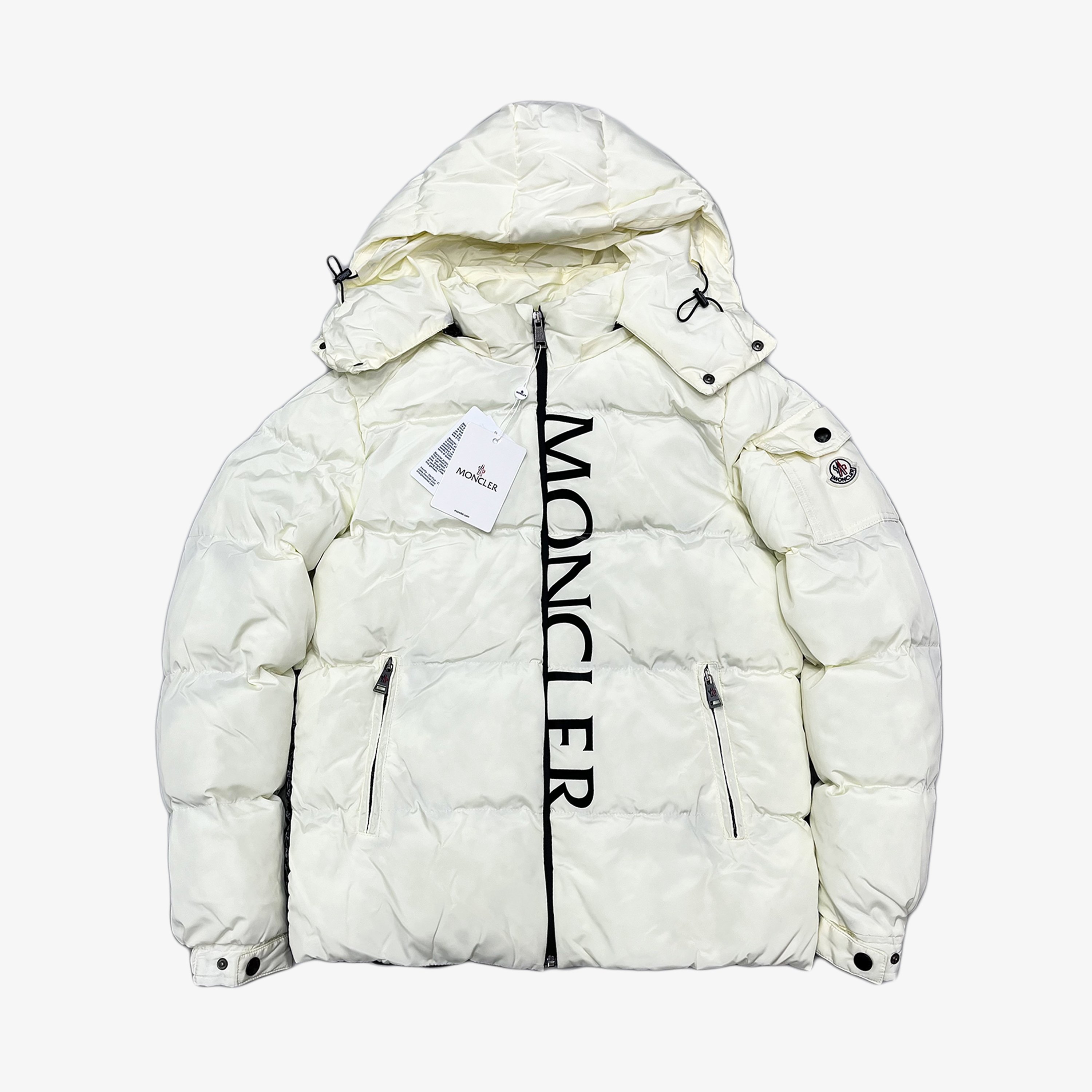 Moncler Two Color Mont - Ekru