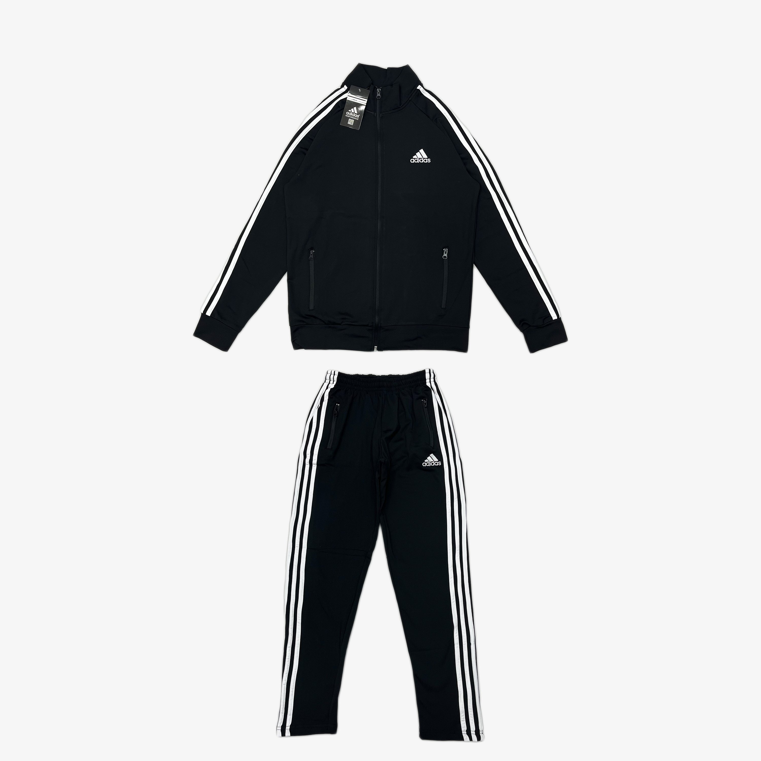 Adidas Essentials 3-Stripes Eşofman Takımı - Siyah