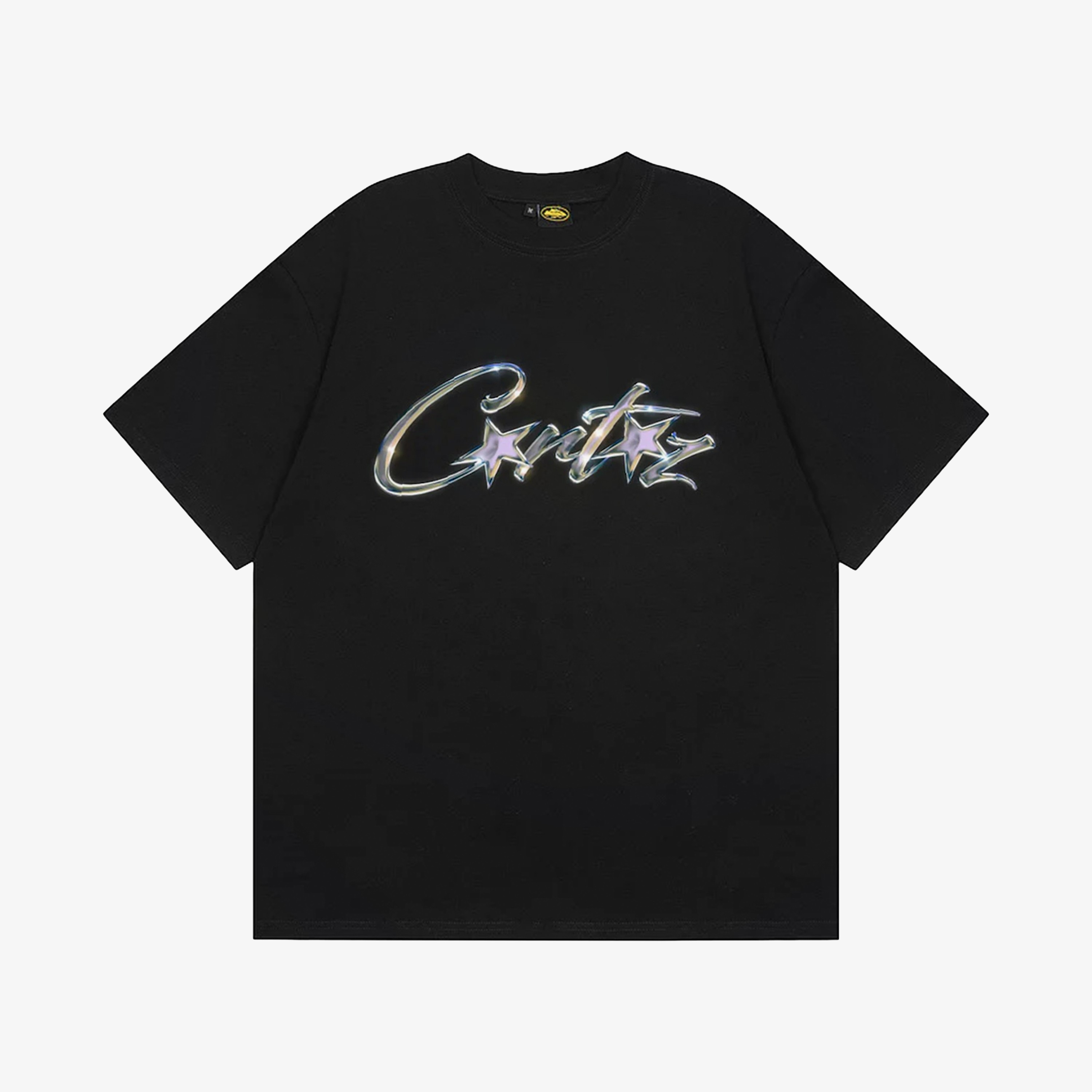 Corteiz Chrome Allstarz Tshirt - Siyah