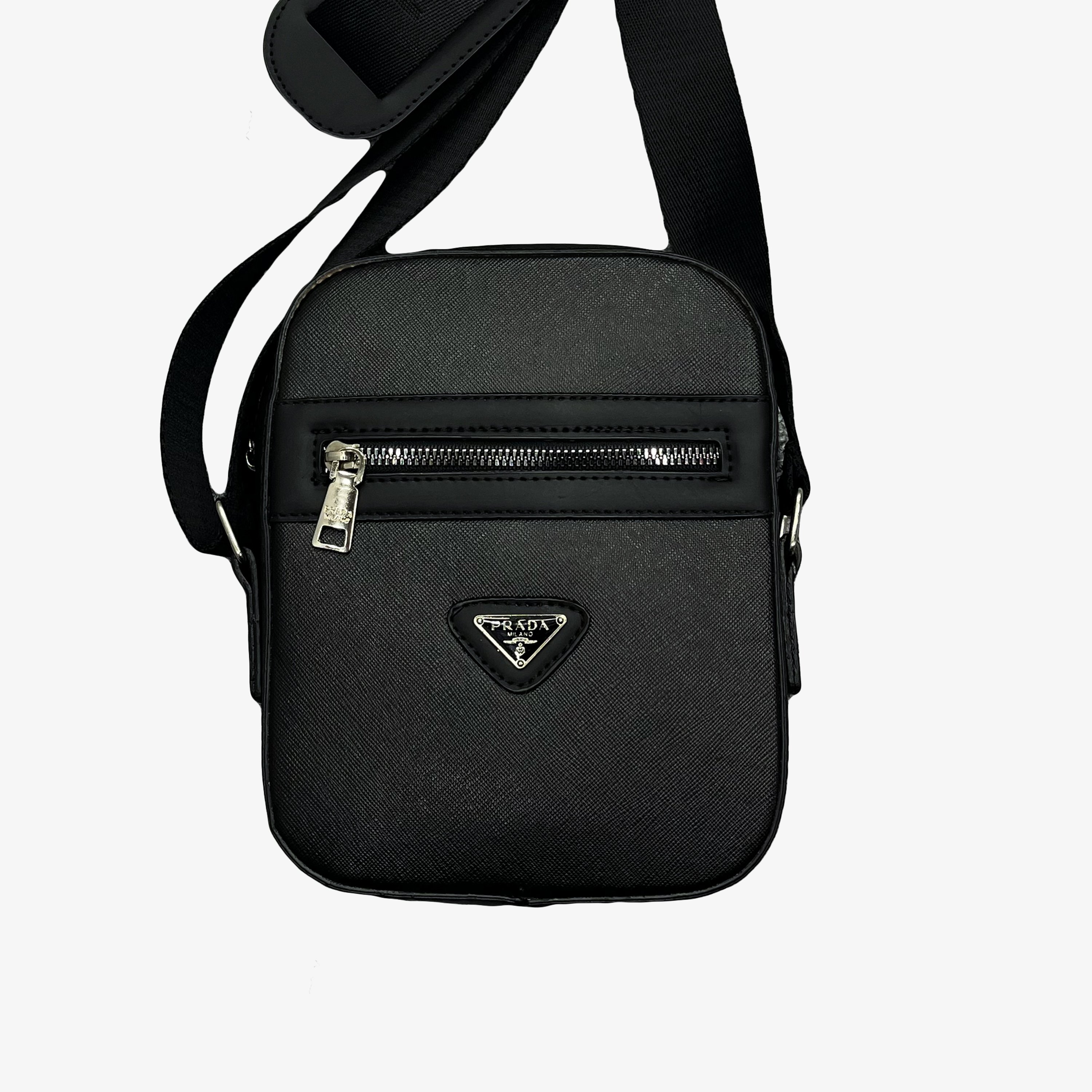 Prada Messenger Çanta (Metal Logo)