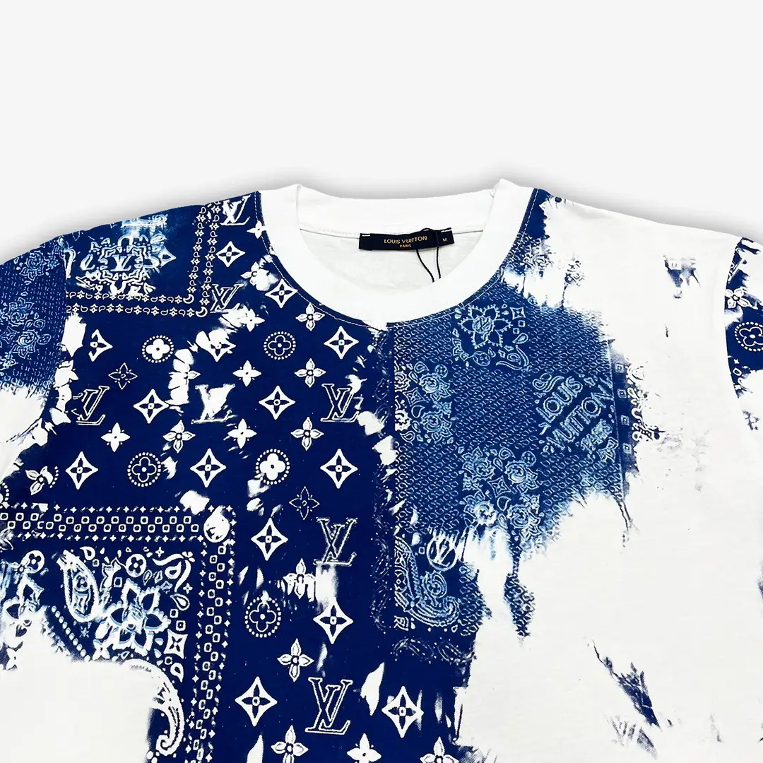 LV Monogram Bandana Tshirt | Drip Mamba