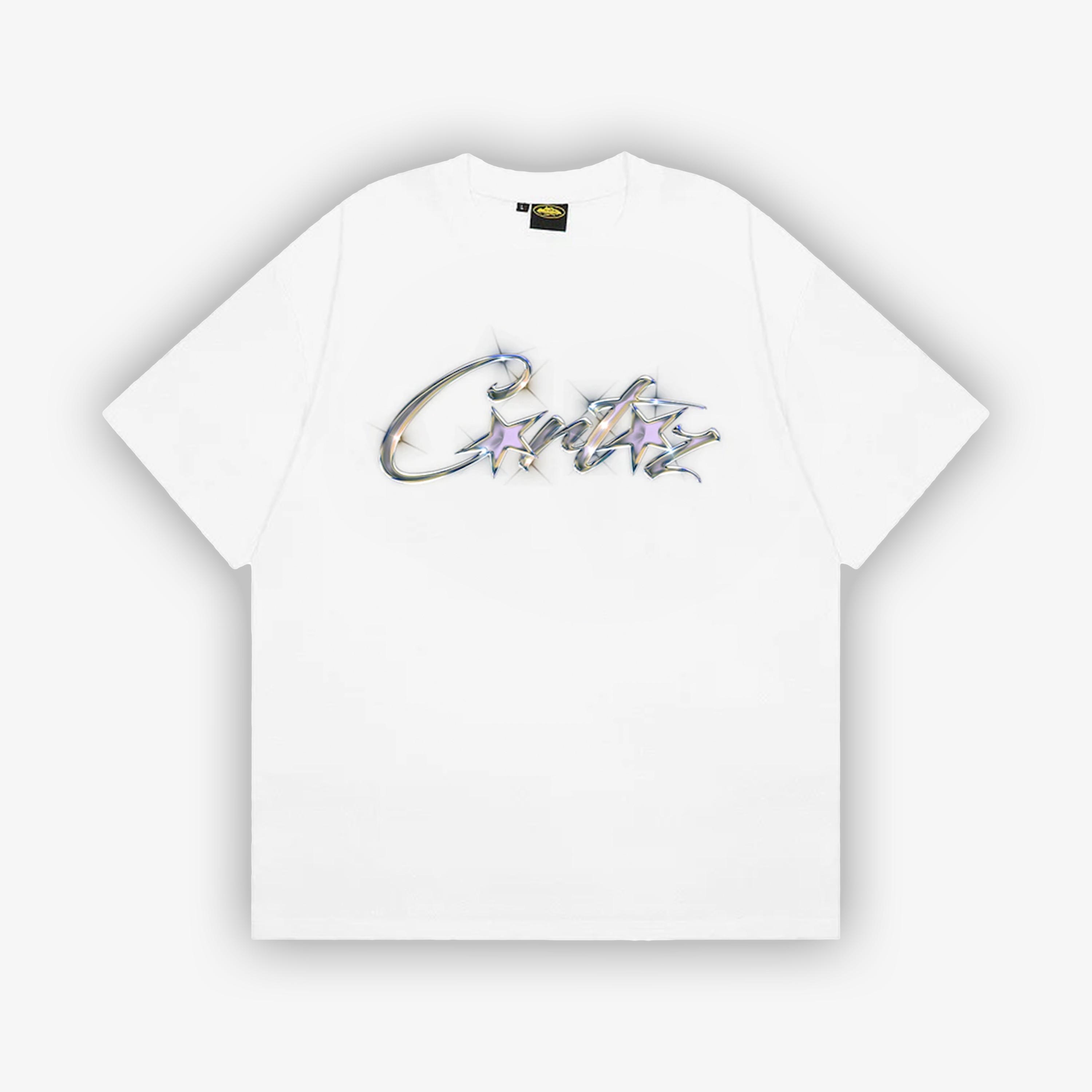 Corteiz Chrome Allstarz Tshirt - Beyaz