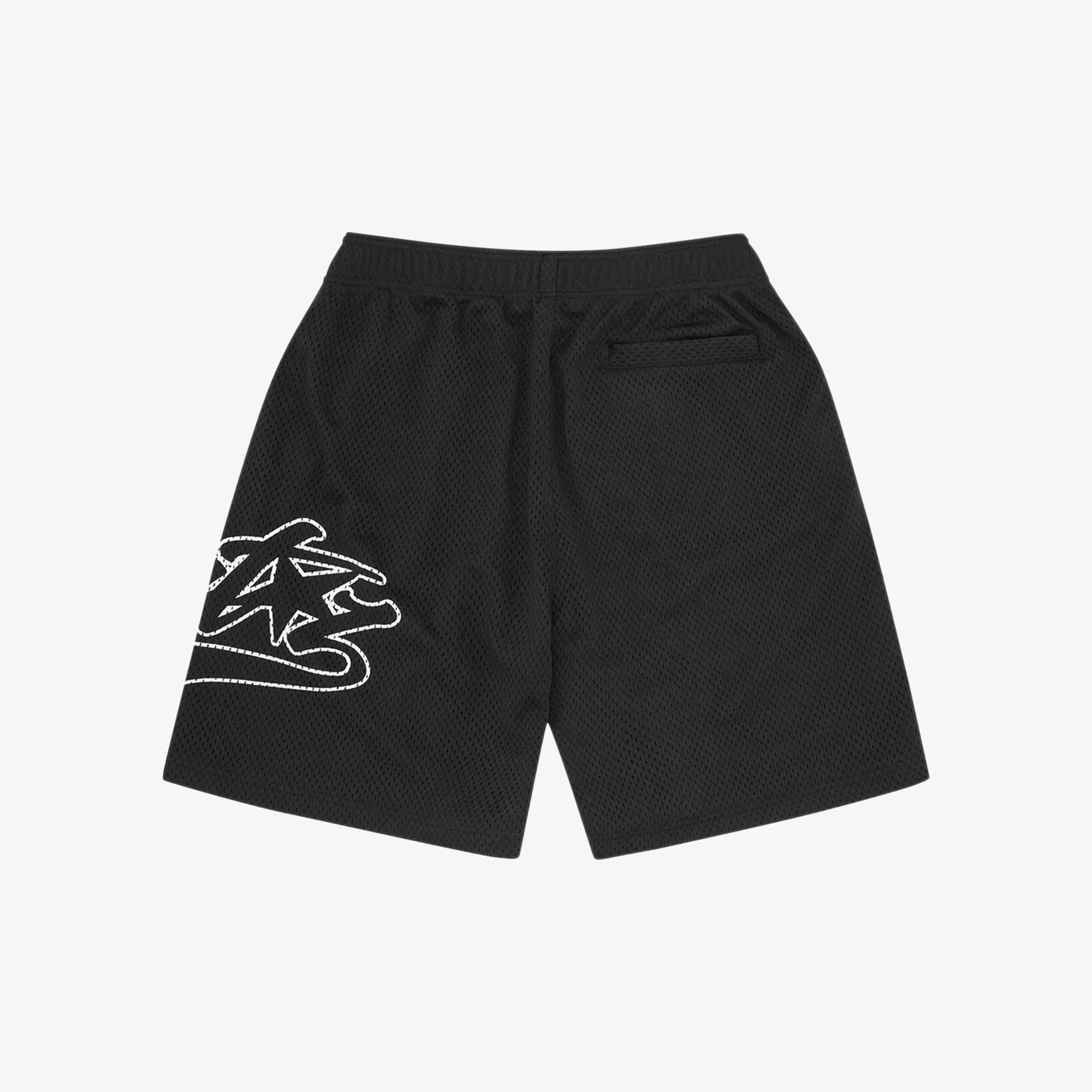 CORTEIZ ブラック トップス メッシュ M Corteiz Woosh Mesh Şort | Drip Mamba