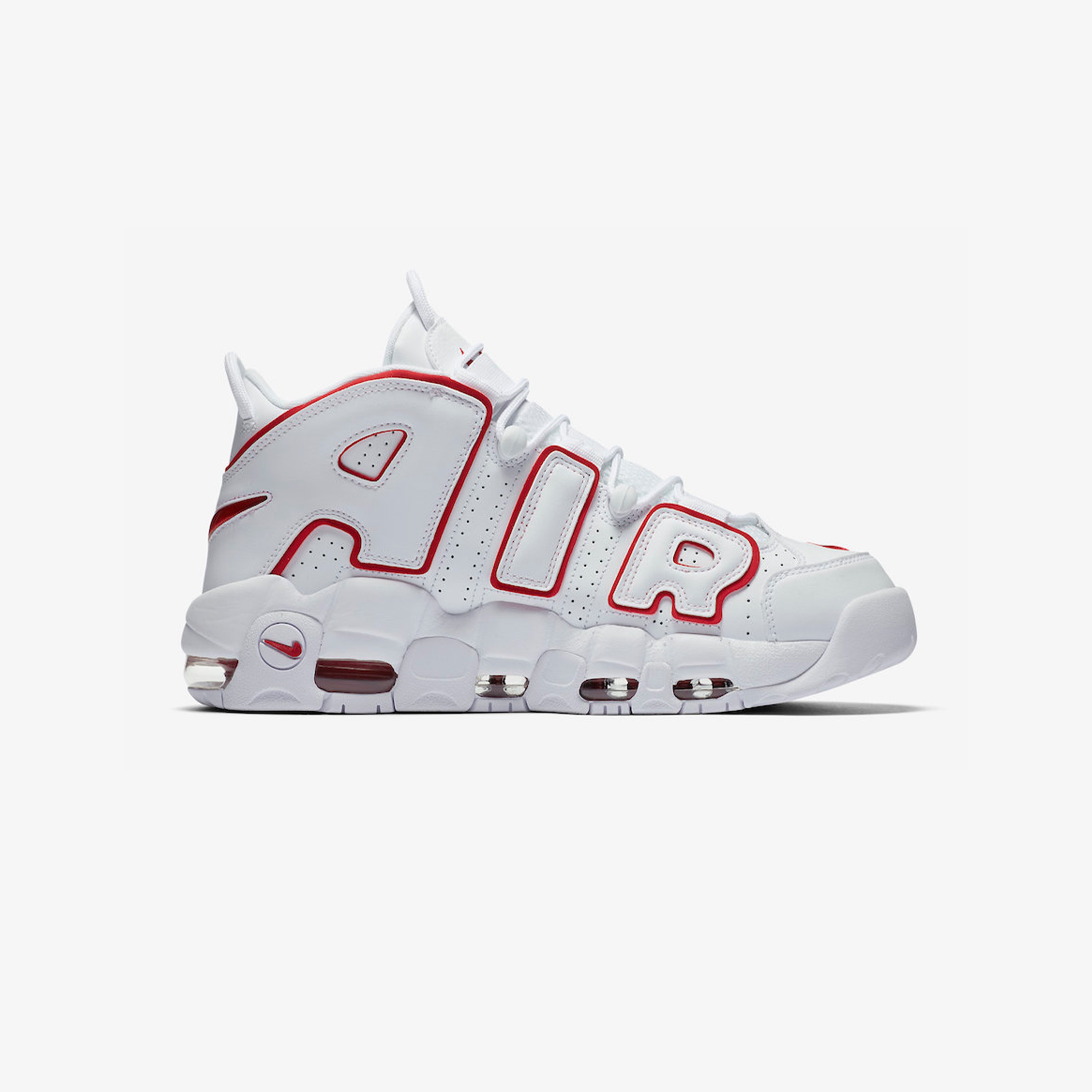 Uptempo "White/Varsity Red"