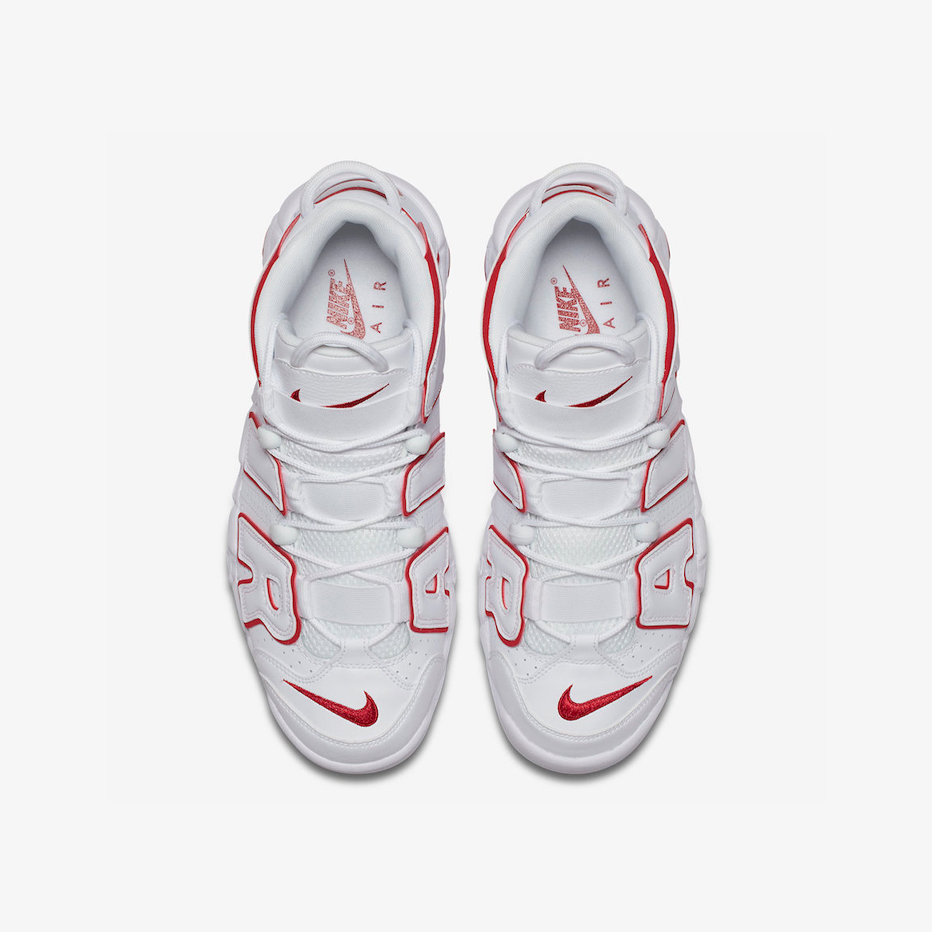 Uptempo "White/Varsity Red"