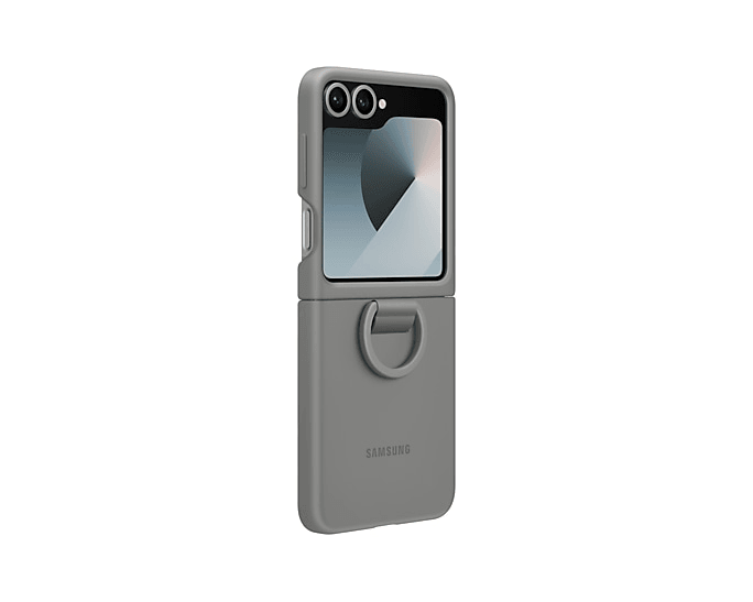 Galaxy Z Flip6 Yüzüklü Silikon Kılıf