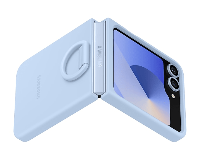 Galaxy Z Flip6 Yüzüklü Silikon Kılıf