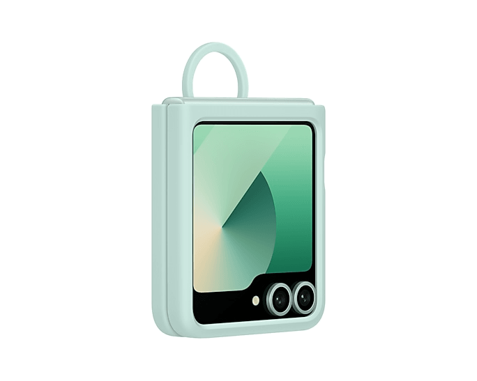 Galaxy Z Flip6 Yüzüklü Silikon Kılıf