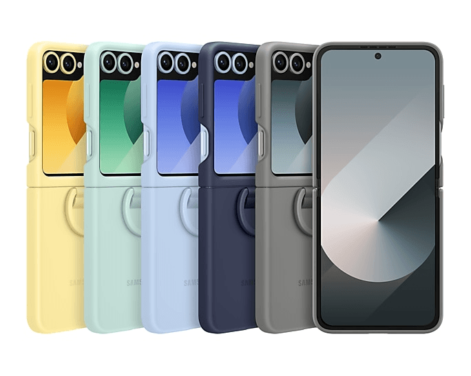 Galaxy Z Flip6 Yüzüklü Silikon Kılıf