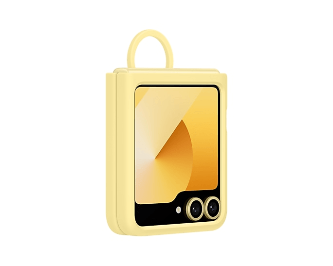 Galaxy Z Flip6 Yüzüklü Silikon Kılıf