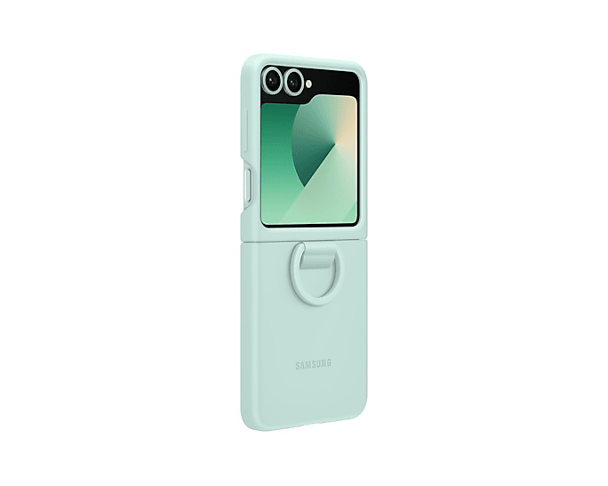 Galaxy Z Flip6 Yüzüklü Silikon Kılıf