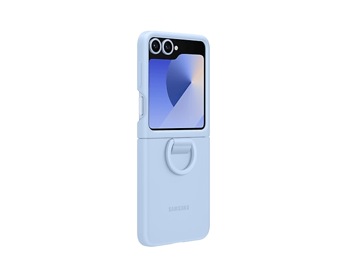 Galaxy Z Flip6 Yüzüklü Silikon Kılıf
