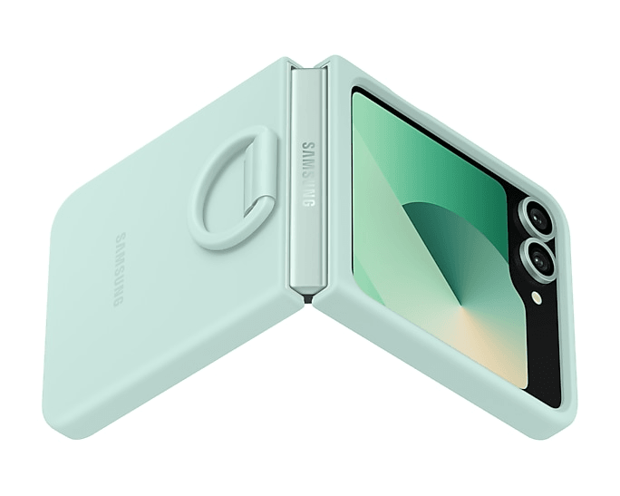 Galaxy Z Flip6 Yüzüklü Silikon Kılıf