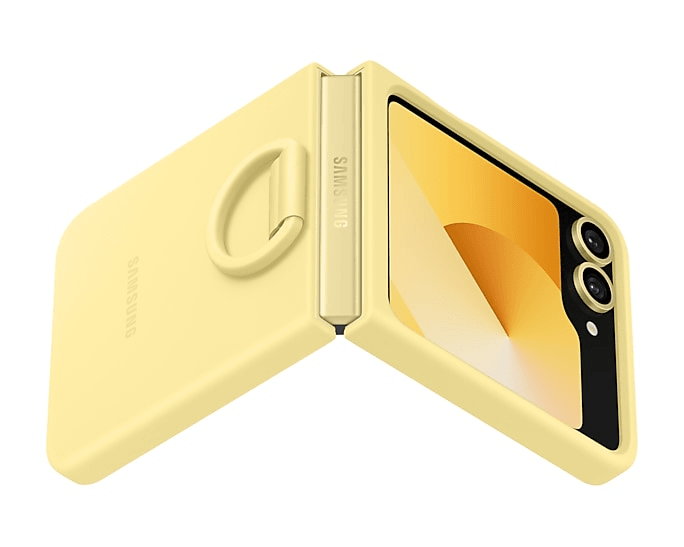 Galaxy Z Flip6 Yüzüklü Silikon Kılıf