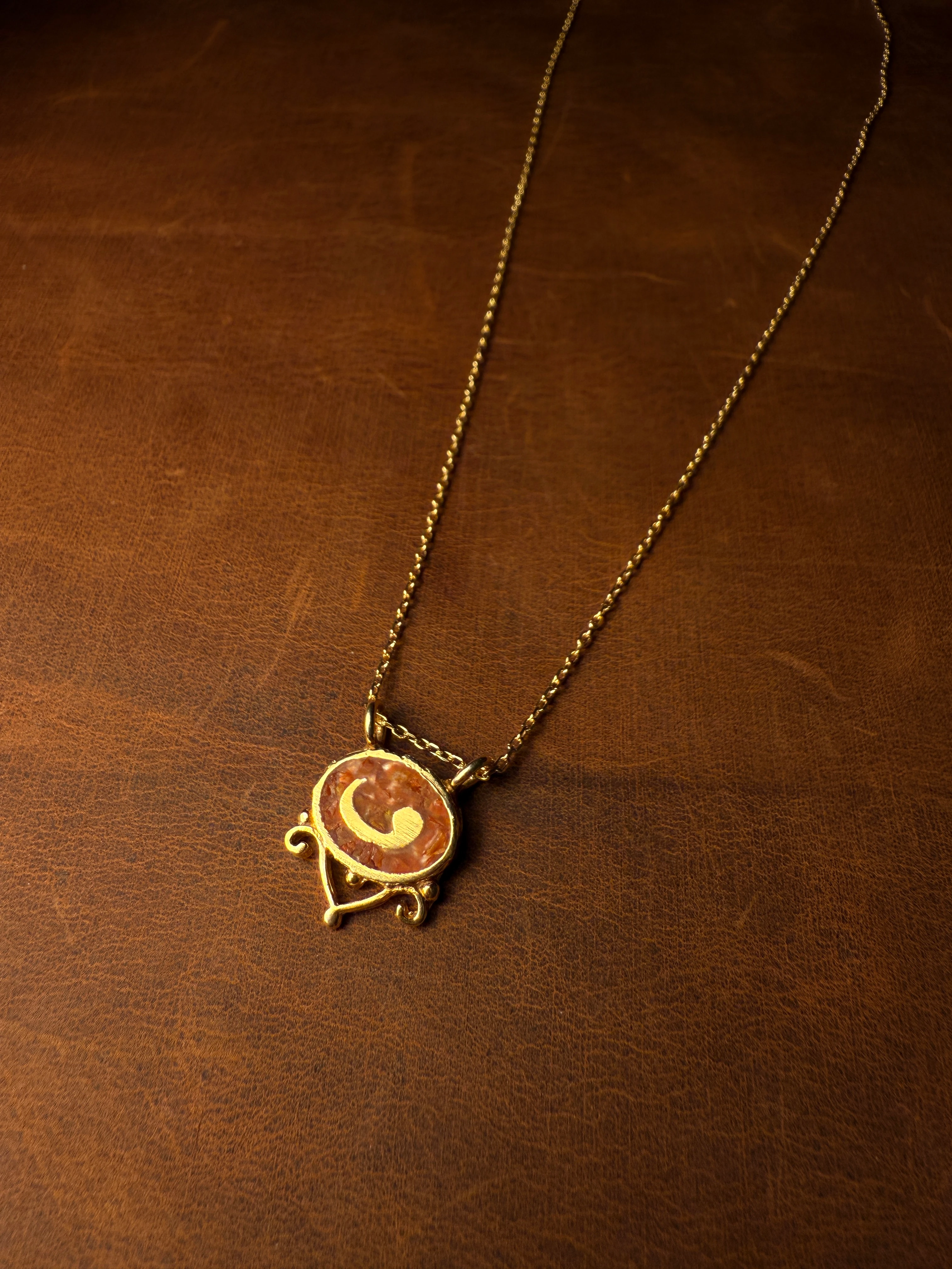 gümüş serisi kolye no:037