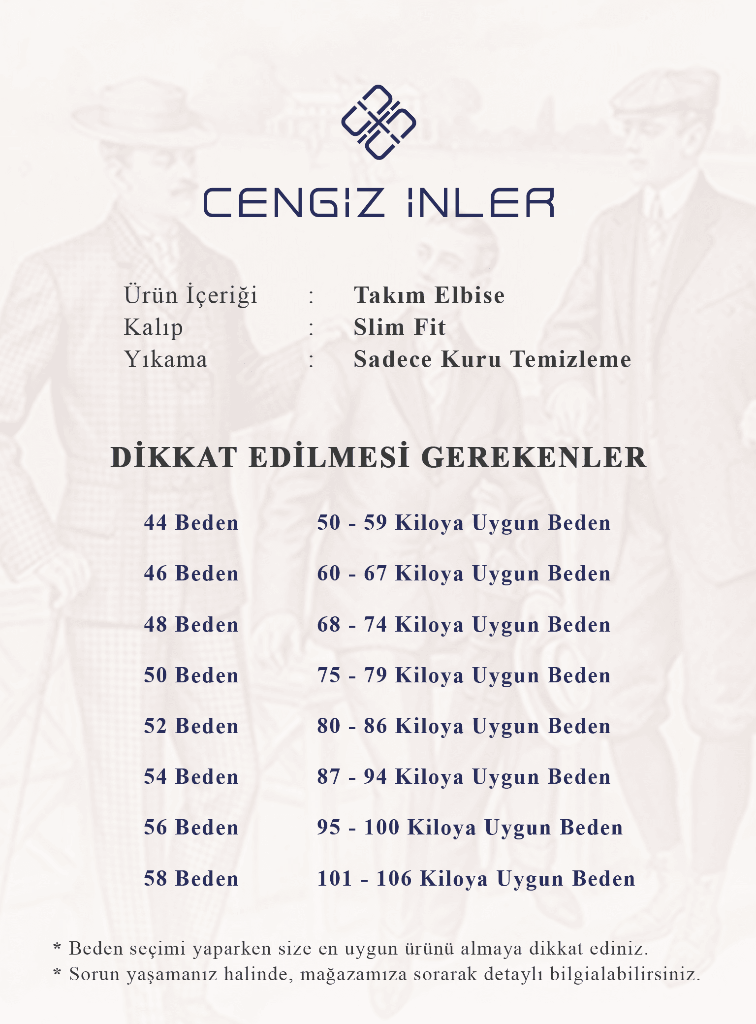 Düz Kruvaze Takım Elbise