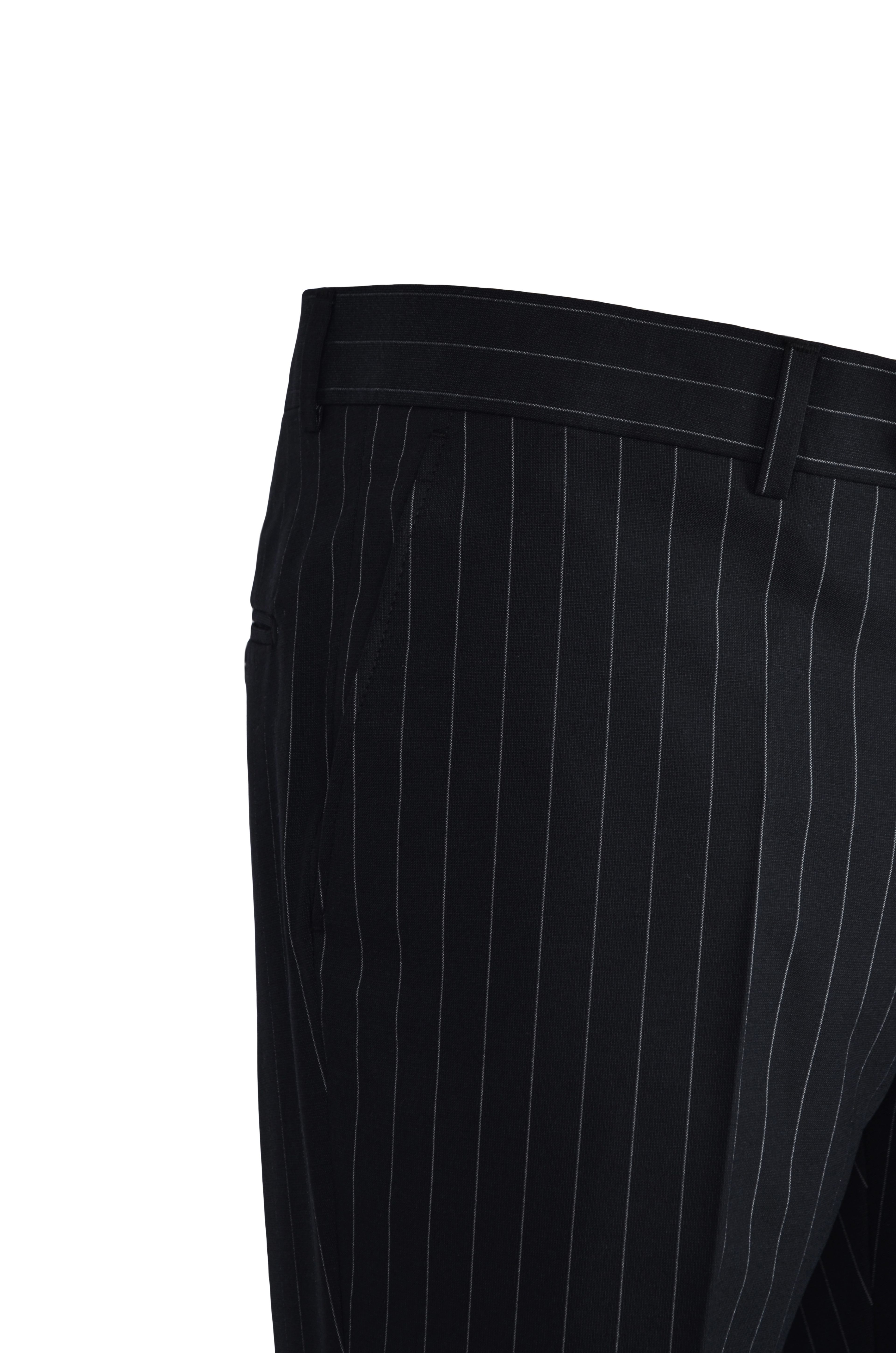 Dik Çizgi Kumaş Pantolon Slim