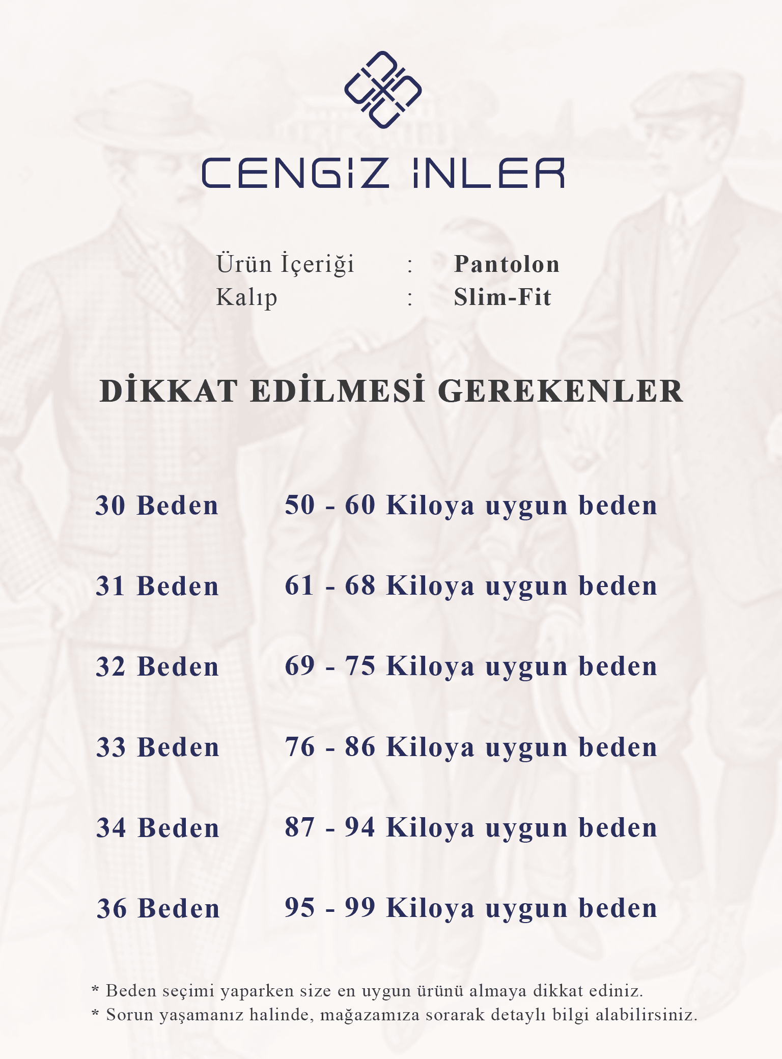 Düz Gabardin Kumaş Slim Erkek Pantolon