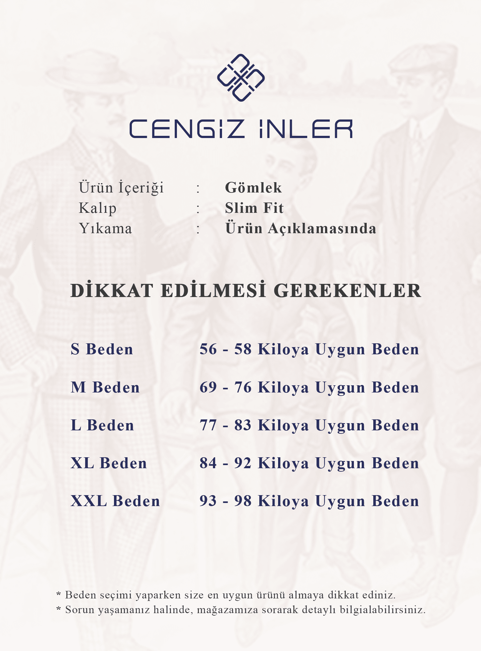 Kalın King Çizgili Slim Fit Gömlek