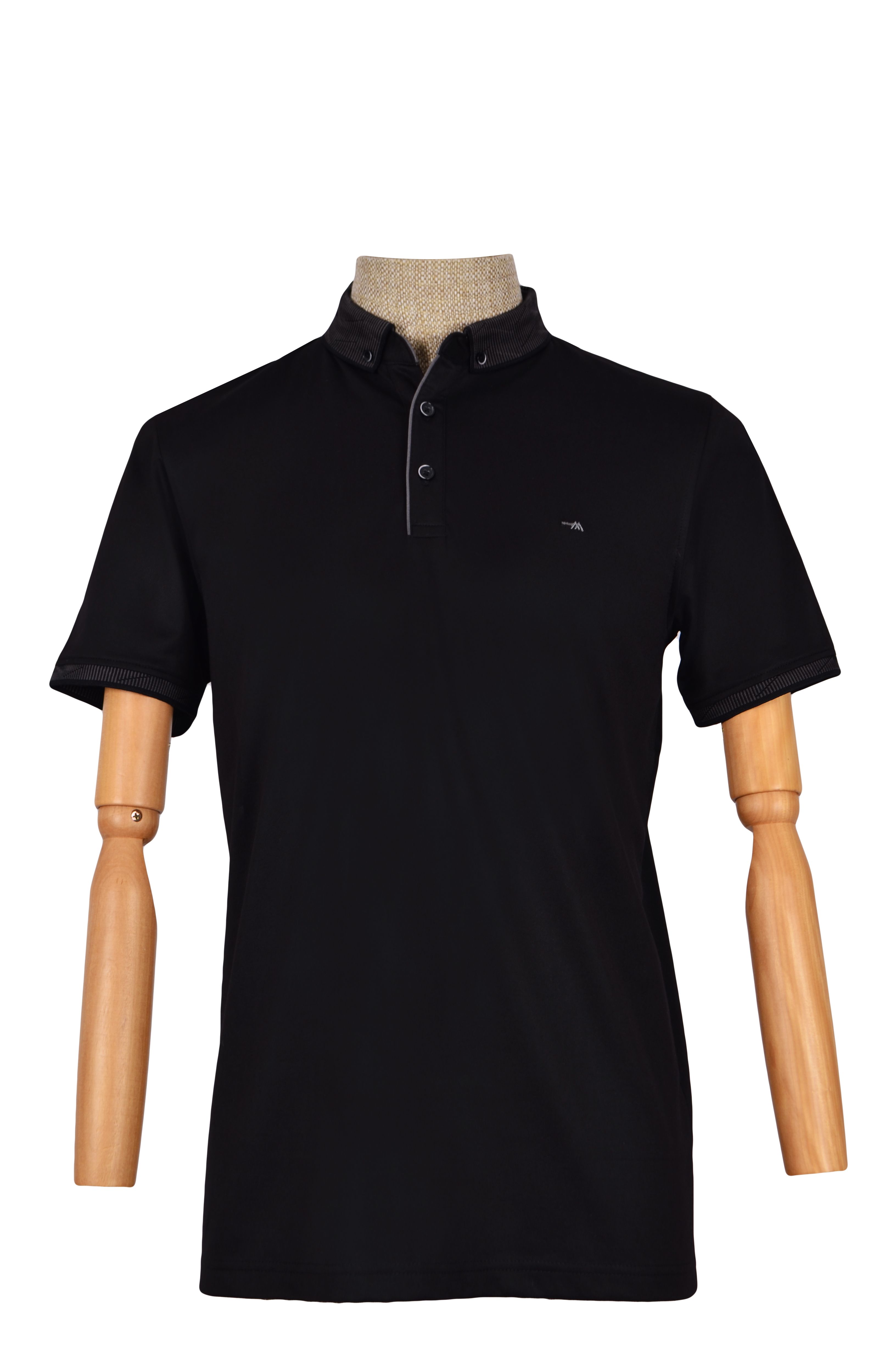 Polo Yaka Ribanalı Erkek T-shirt