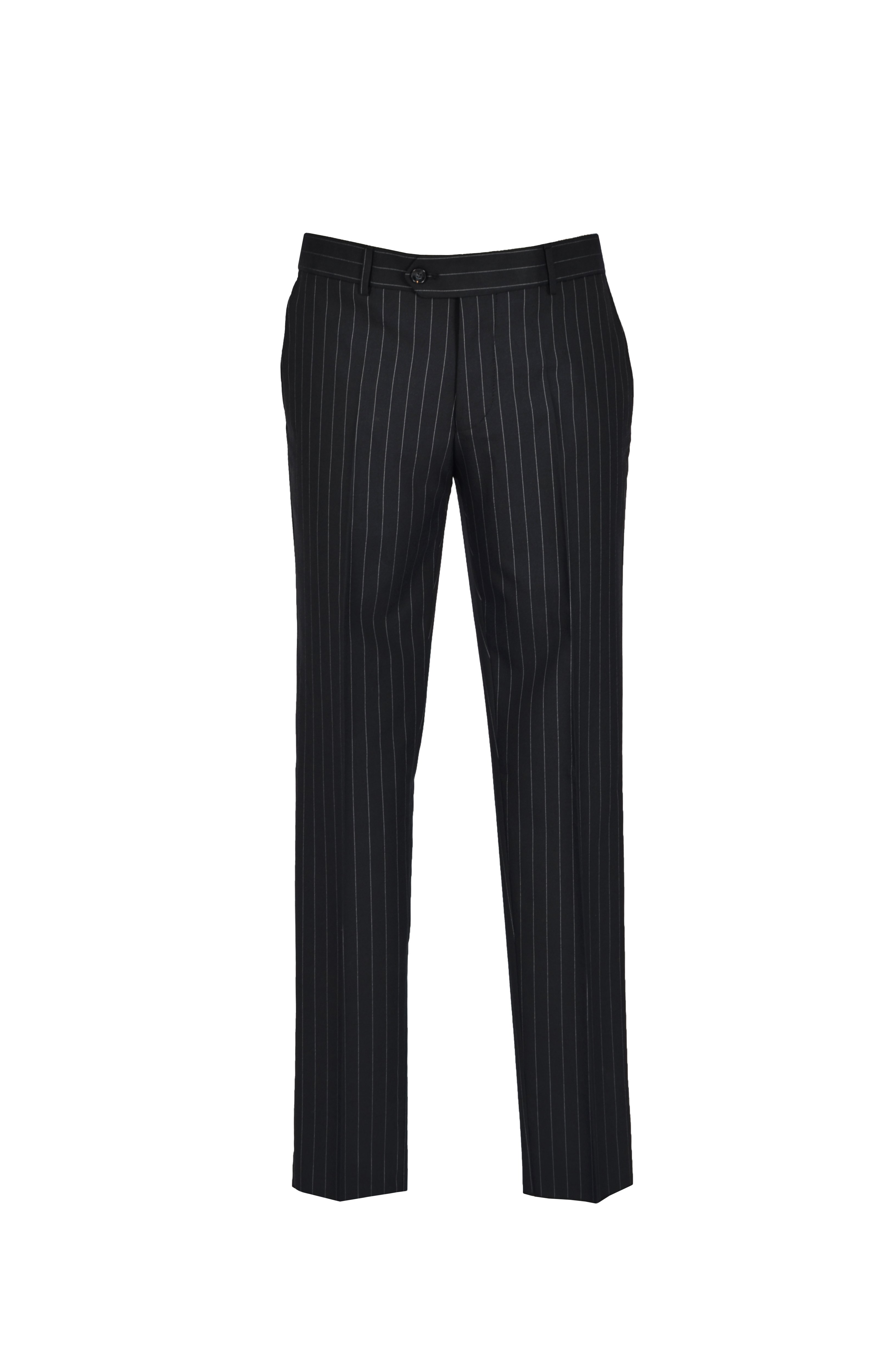 Dik Çizgi Kumaş Pantolon Slim