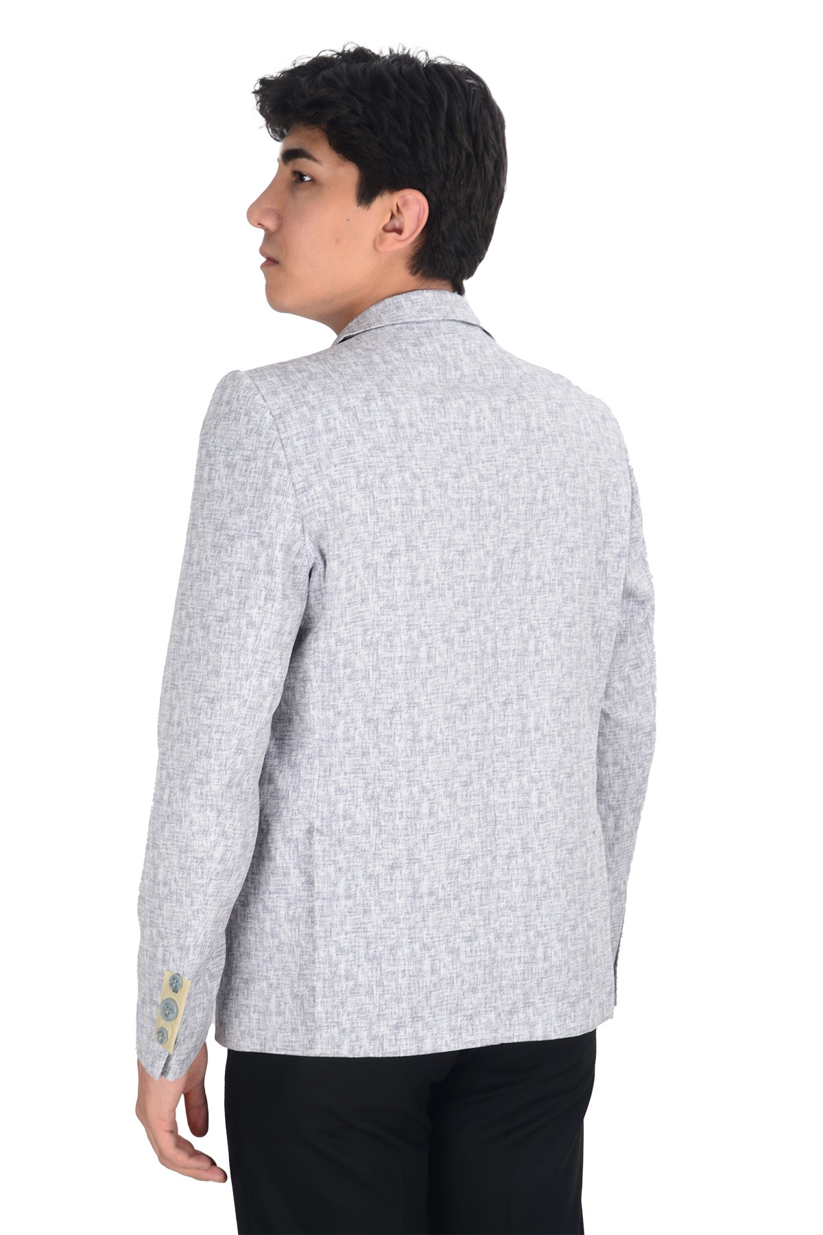 Kırçıllı Kumaş Slim Fit Erkek ceket