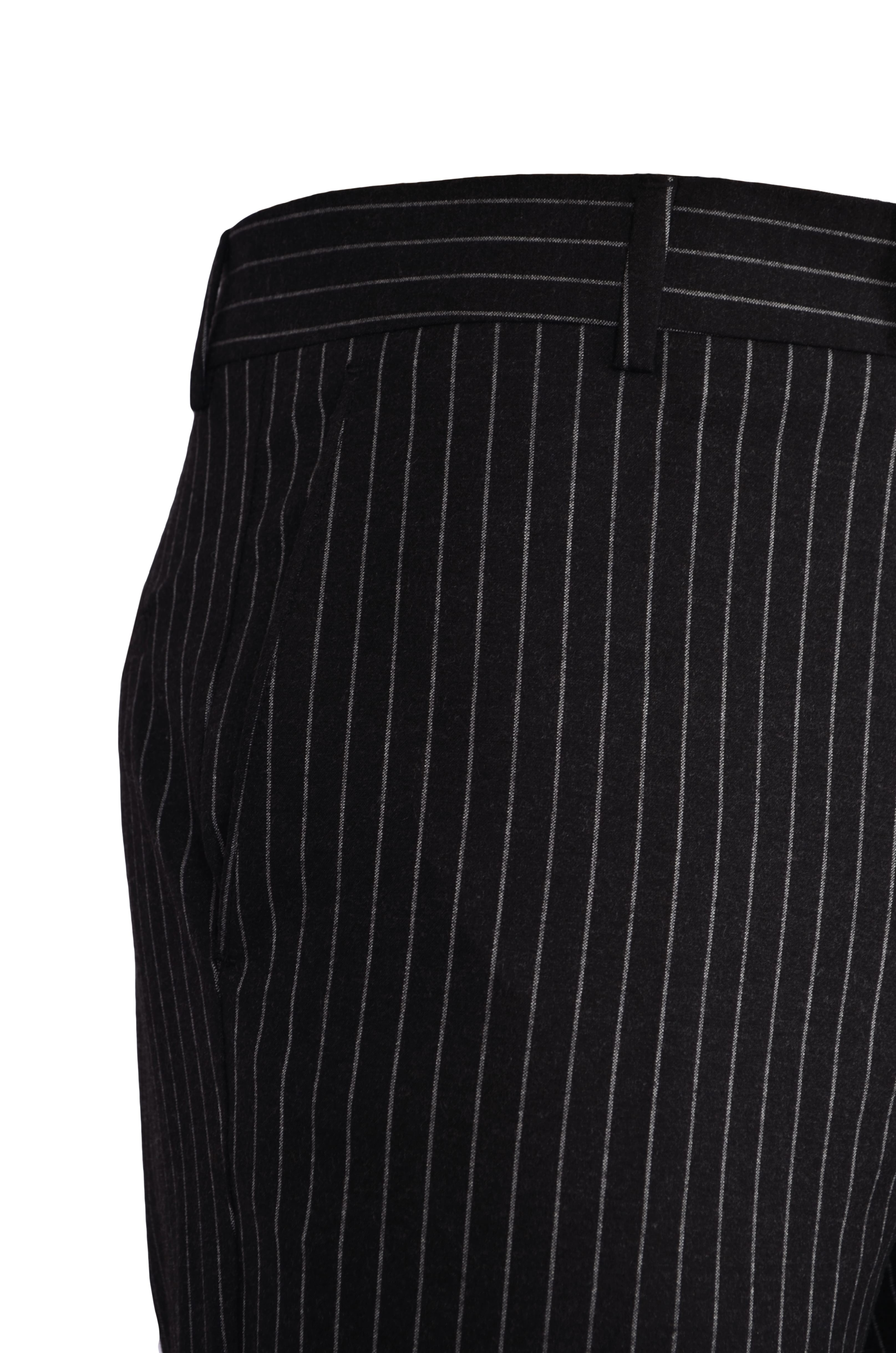 Kalın Çizgi Kumaş Pantolon Slim