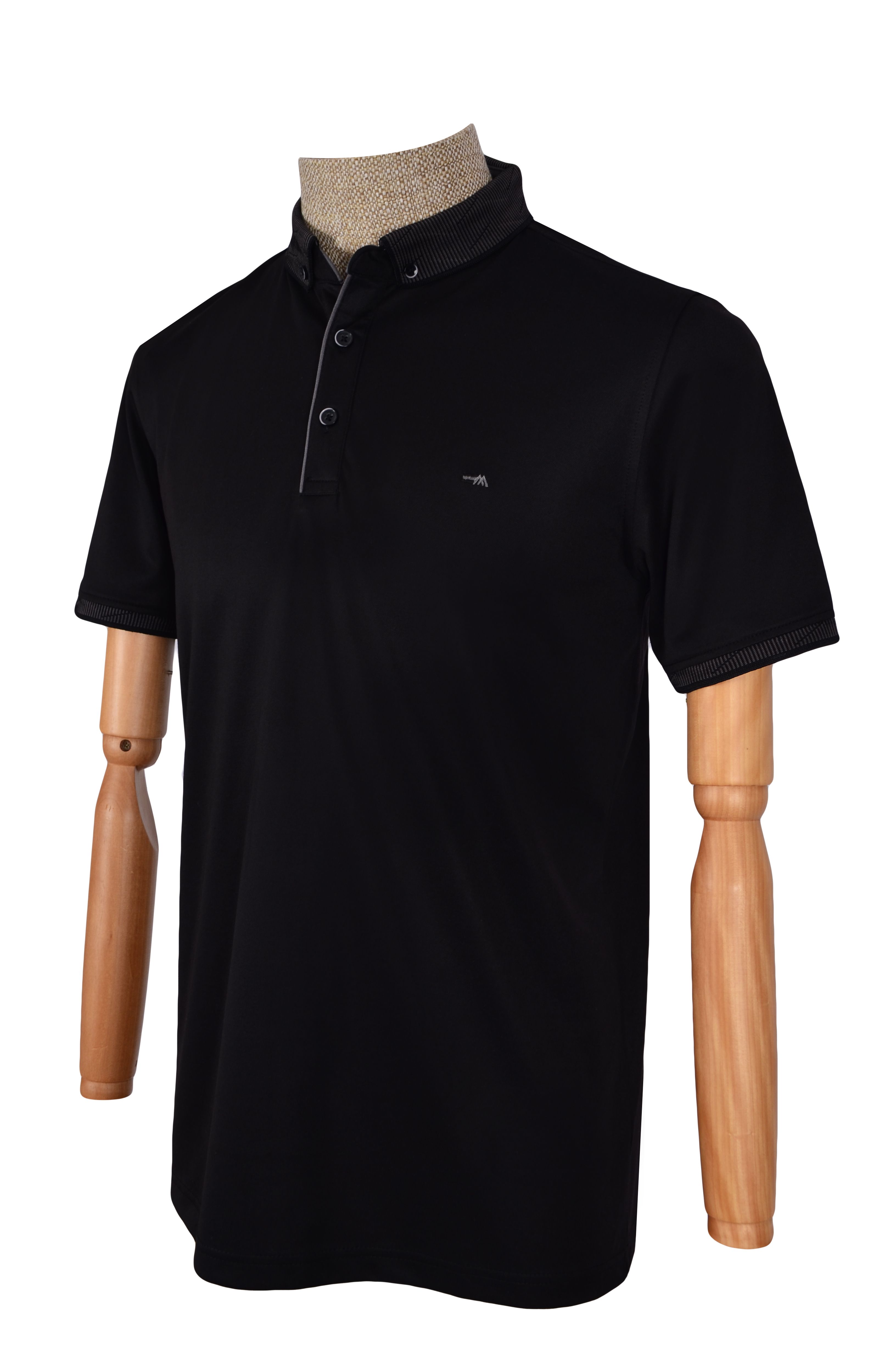 Polo Yaka Ribanalı Erkek T-shirt