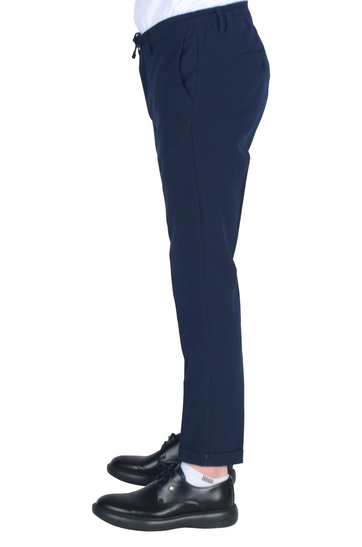 Gofre Düz Slim Erkek Pantolon