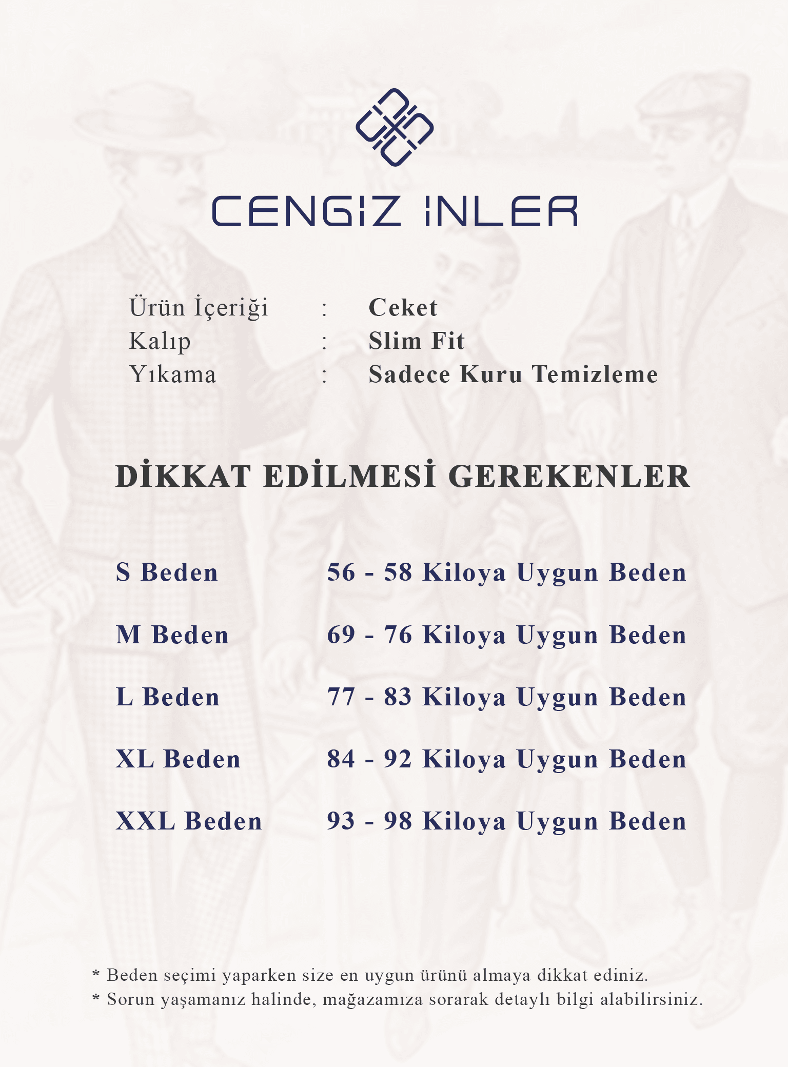 Erkek Ceket Kırçıllı