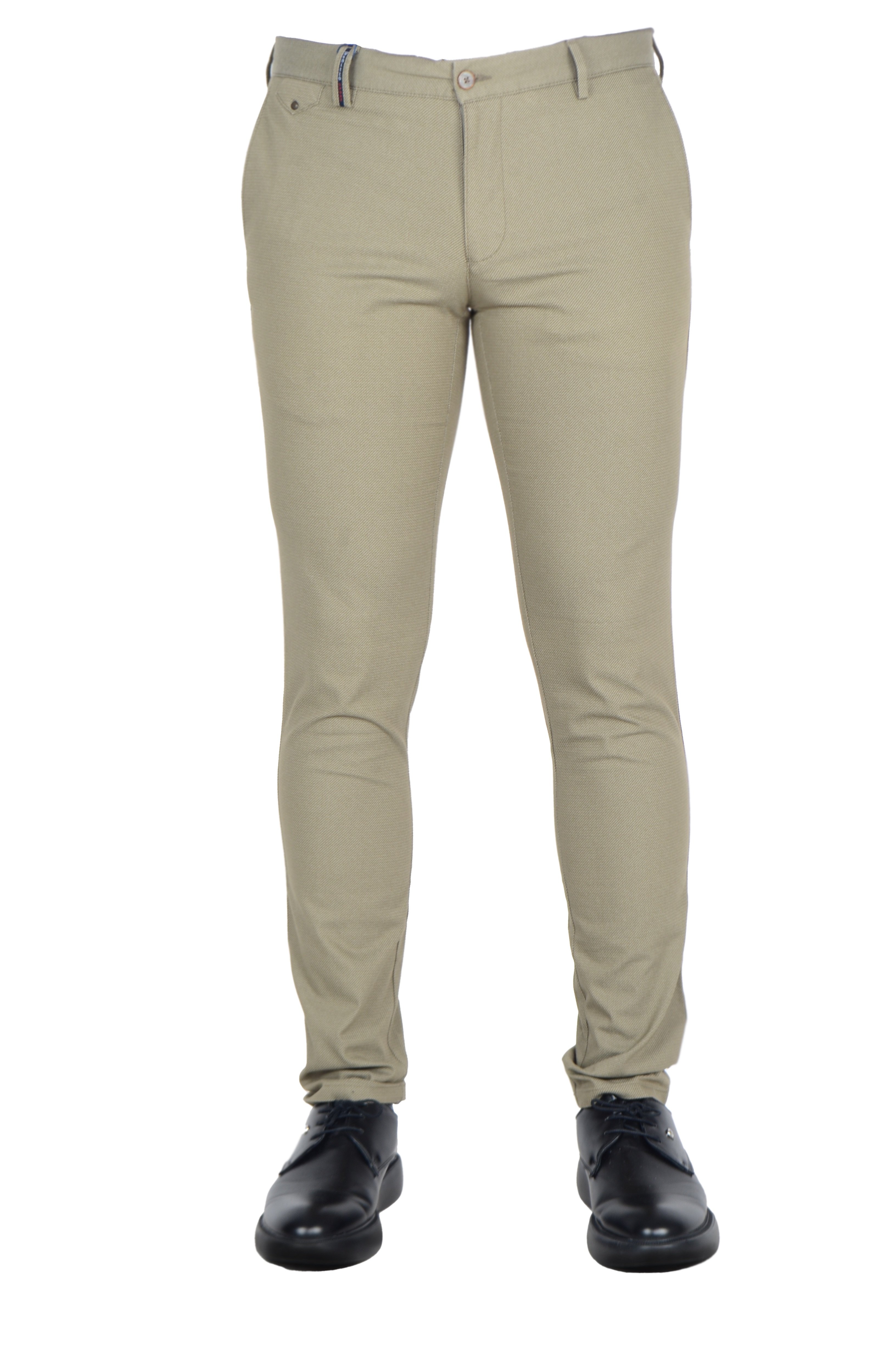 Kendinden Desenli Slim Fit Pamuklu Erkek Pantolon SF014/15