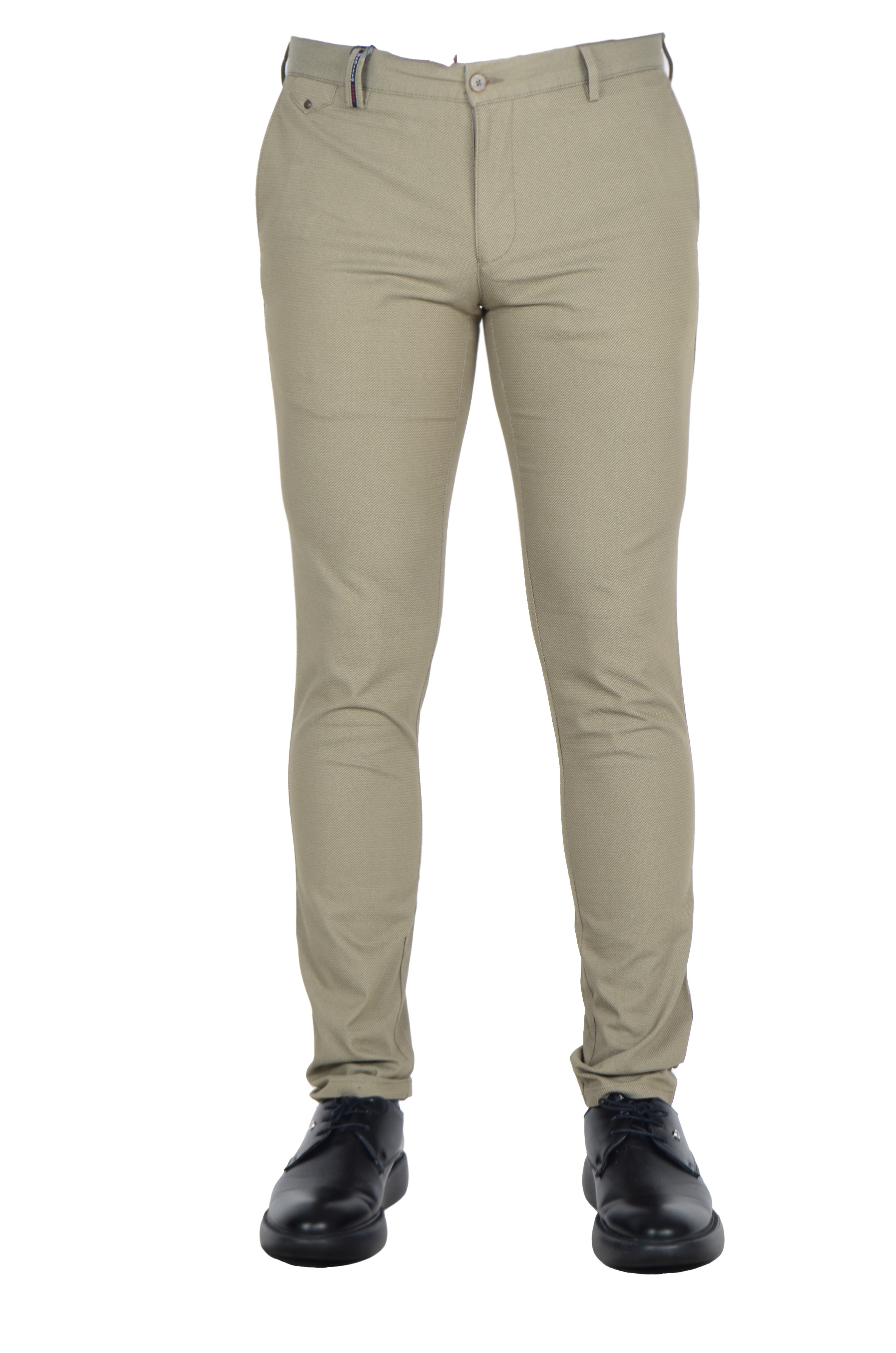 Kendinden Desenli Slim Fit Pamuklu Erkek Pantolon SF014/15